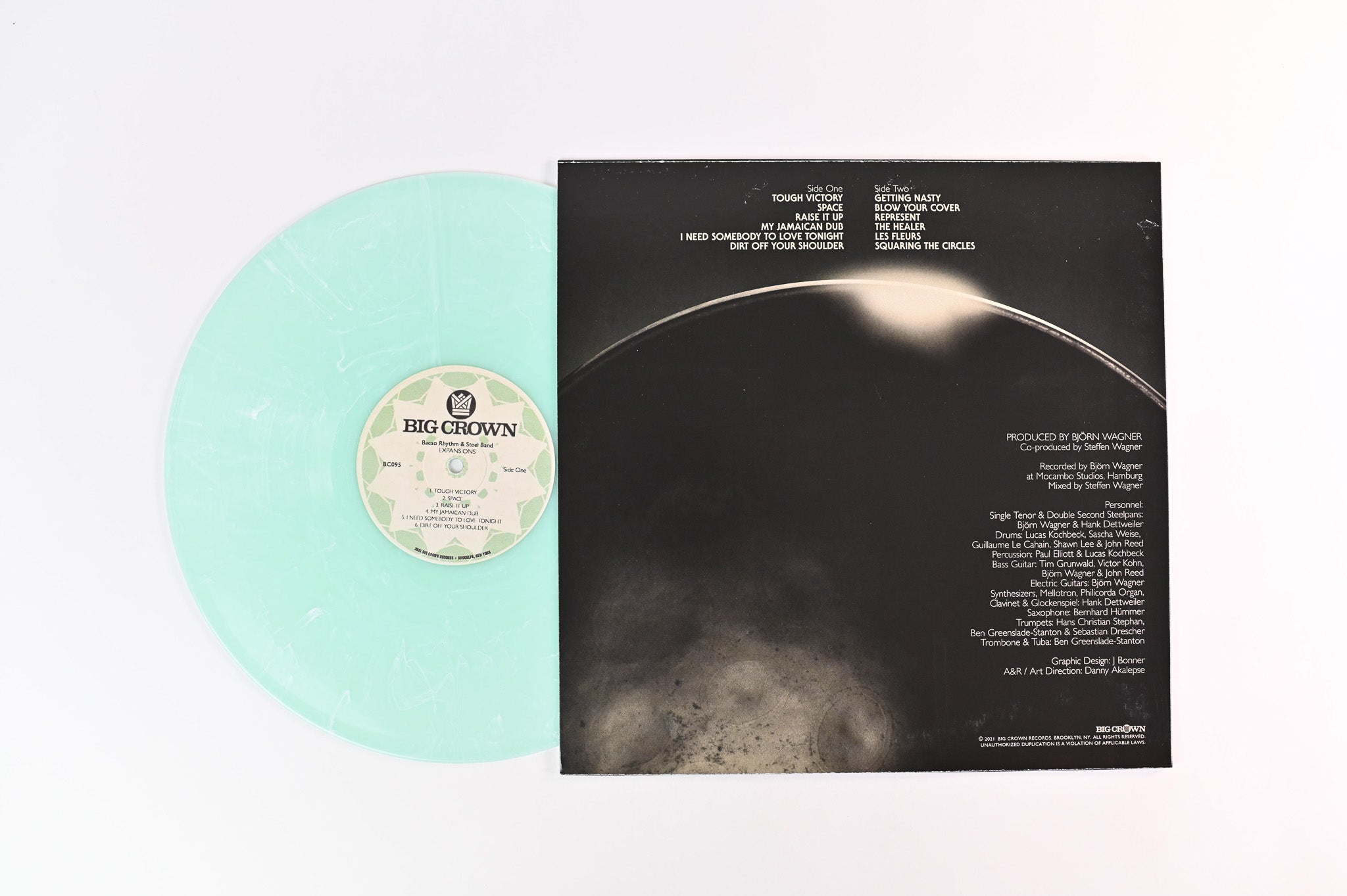 The Bacao Rhythm & Steel Band - Expansions on Big Crown Blue Lagoon Vinyl