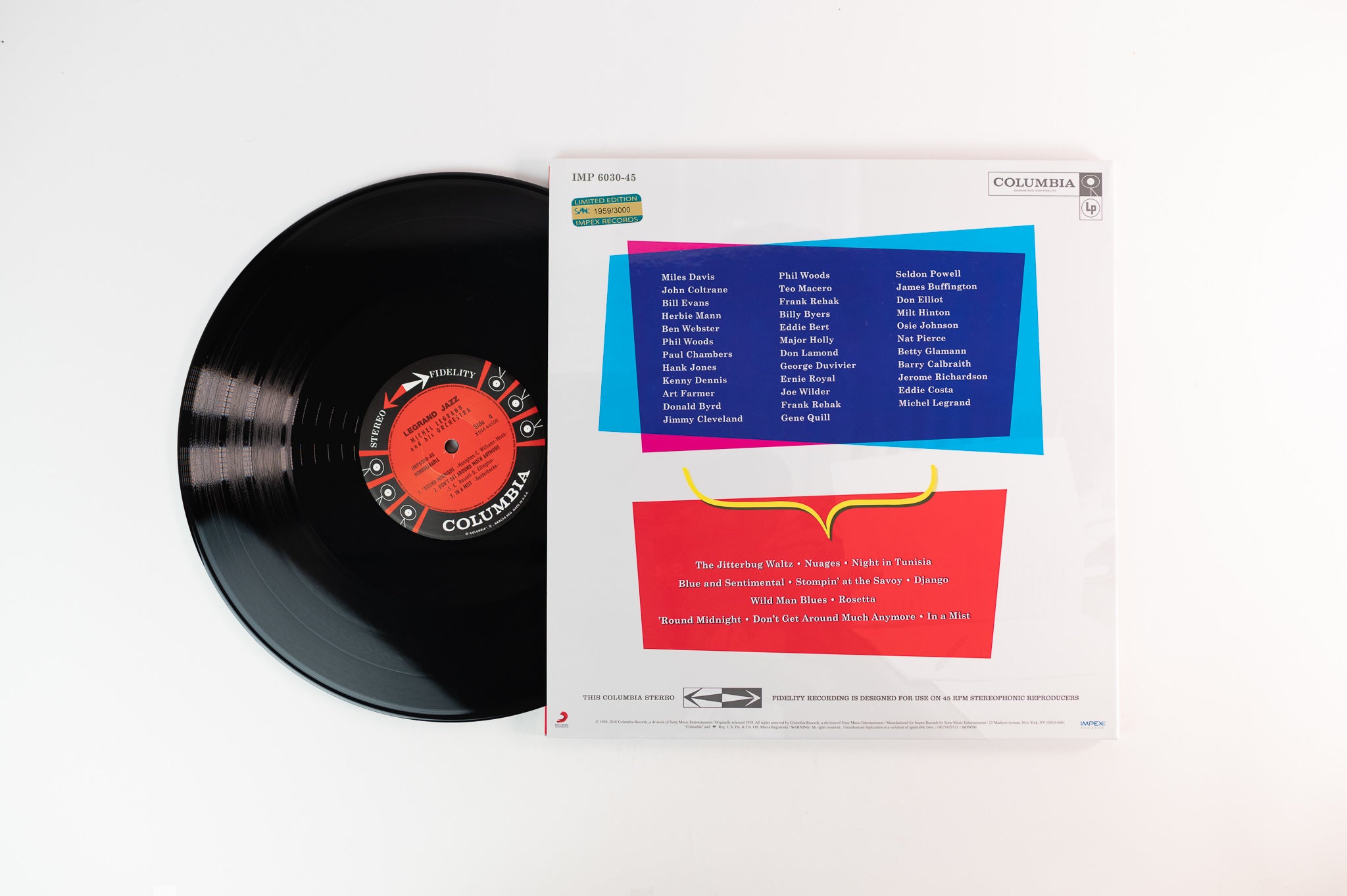 Michel Legrand - Legrand Jazz on Impex Numbered Reissue 45 RPM