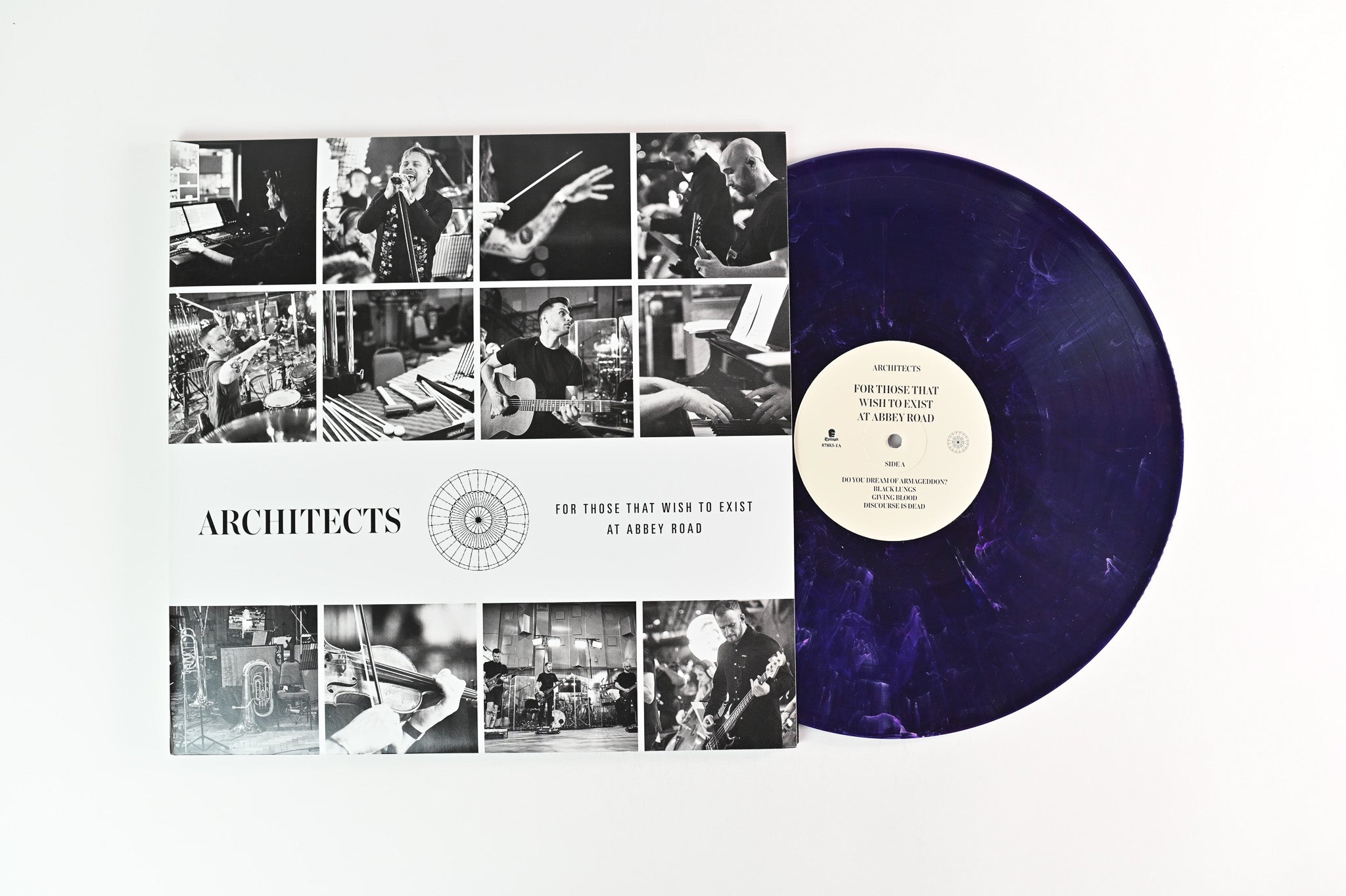 Architects - For Those That Wish To Exist At Abbey Road on Epitaph Ltd Purple Pink Swirl