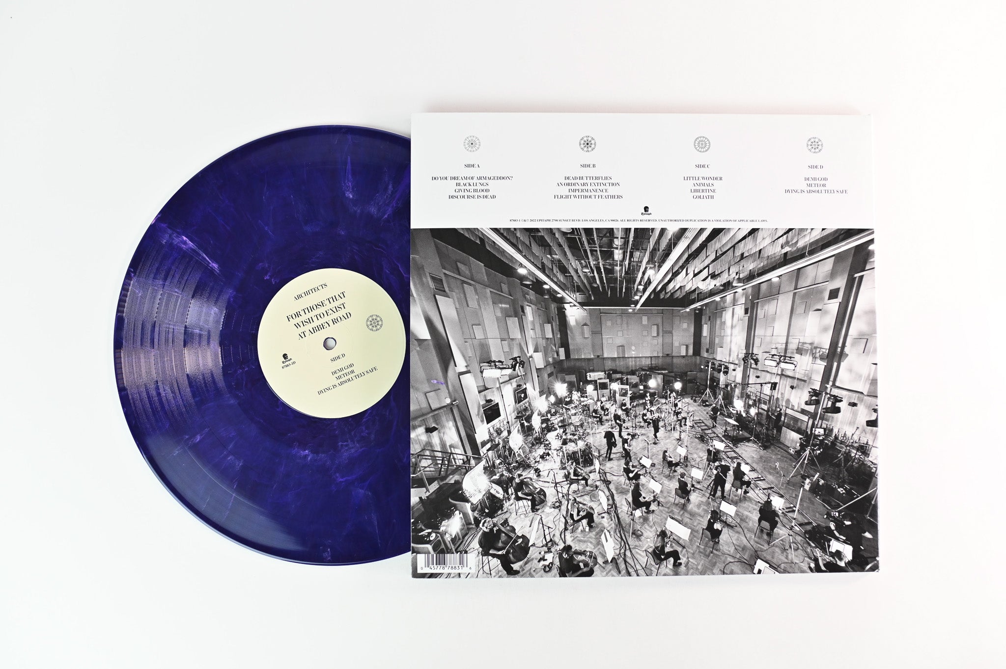 Architects - For Those That Wish To Exist At Abbey Road on Epitaph Ltd Purple Pink Swirl