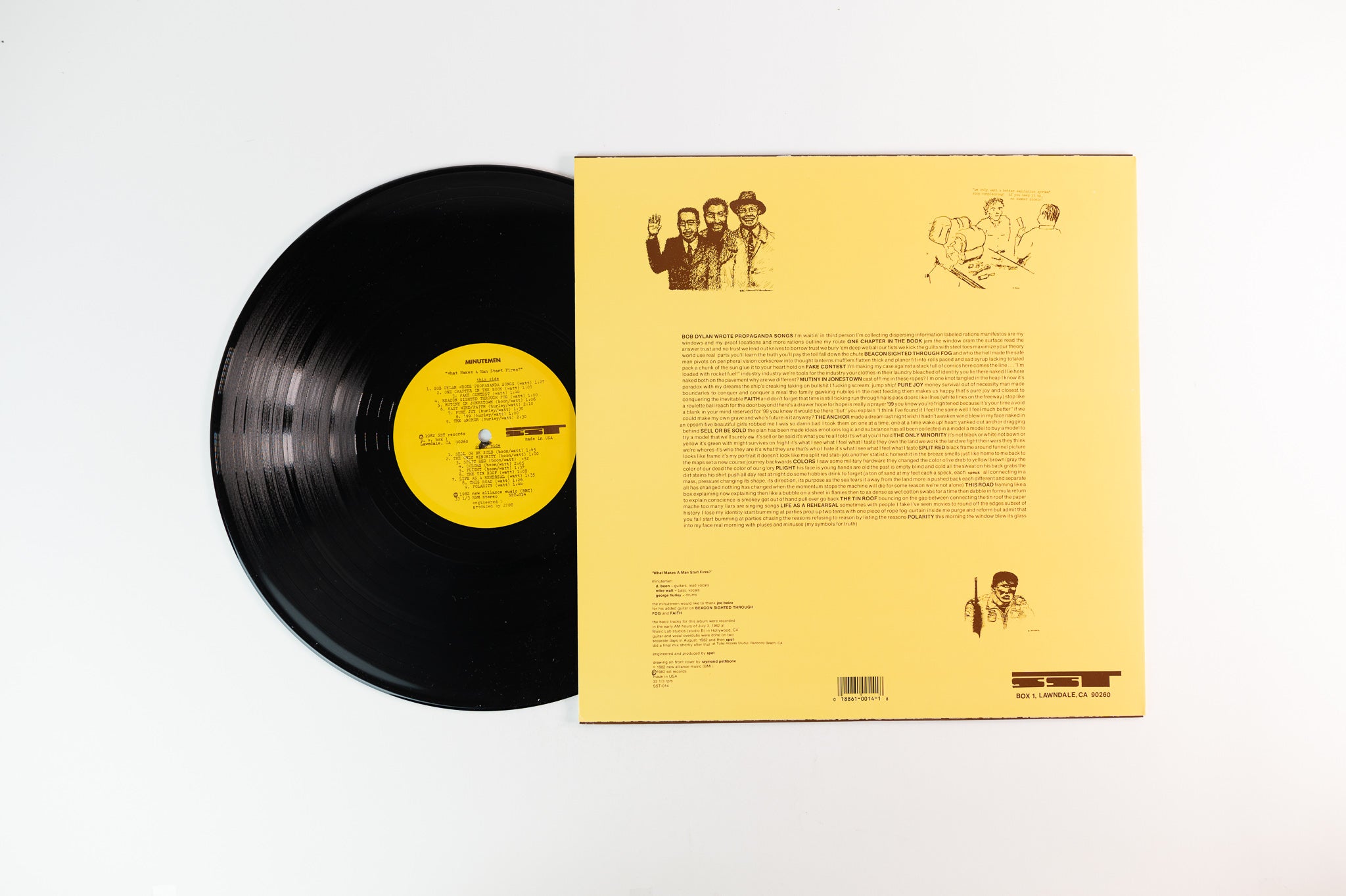 Minutemen - What Makes A Man Start Fires? on SST Records