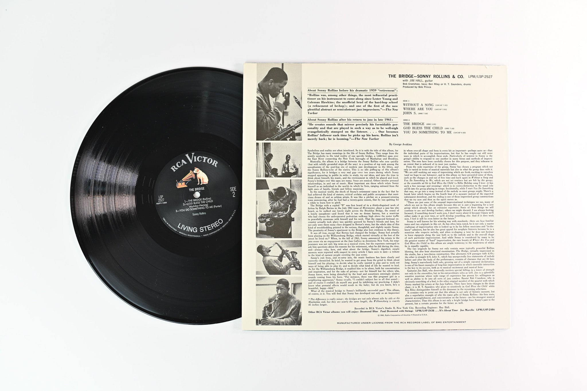 Sonny Rollins - The Bridge on RCA 180 Gram Classic Records Reissue