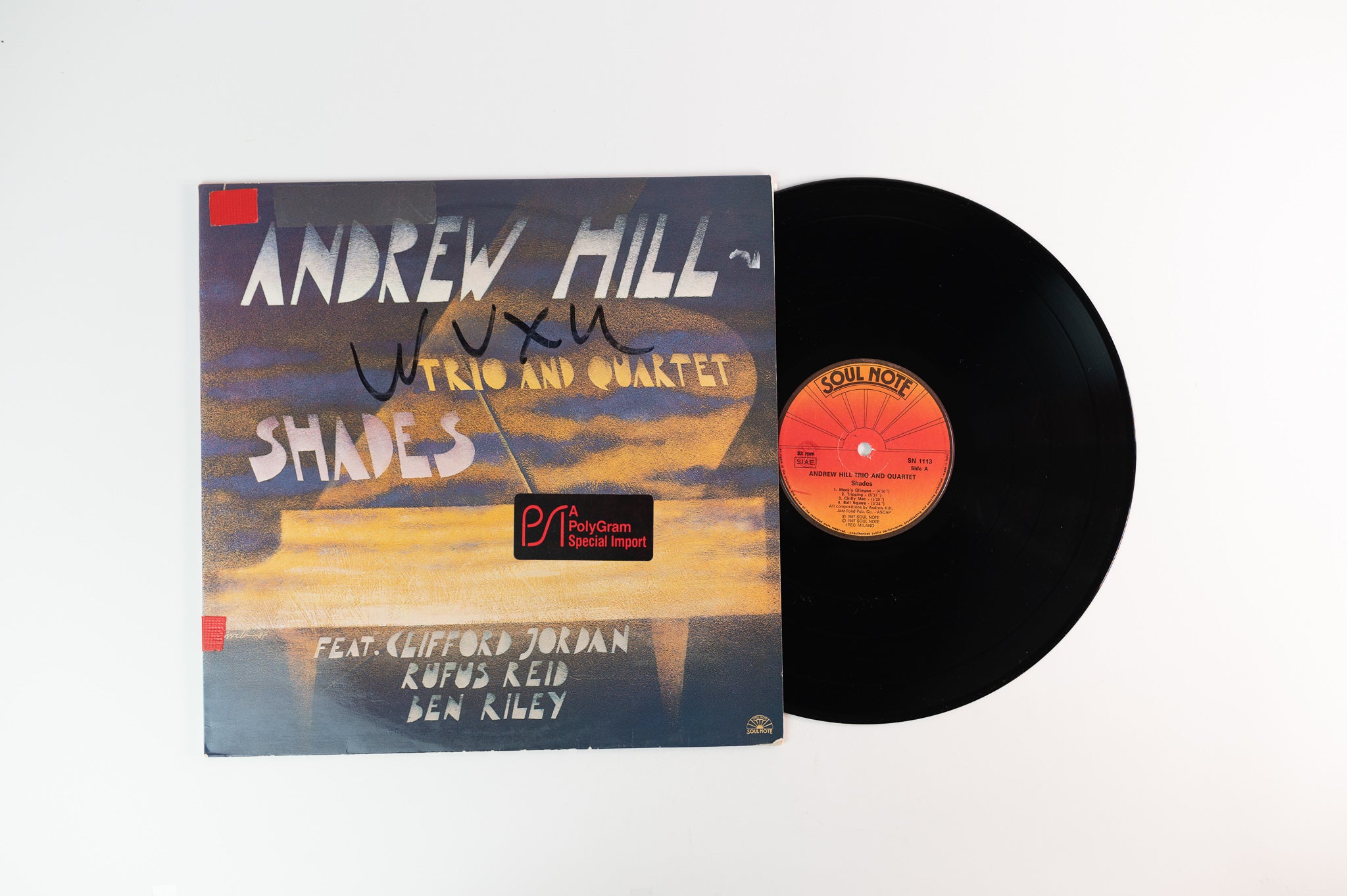 Andrew Hill Trio And Quartet - Shades on Soul Note - Italian Pressing