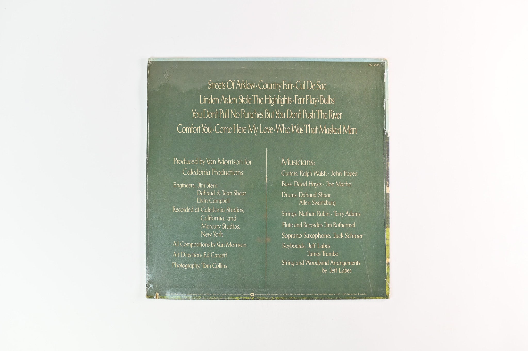 Van Morrison - Veedon Fleece on Warner Bros. Sealed