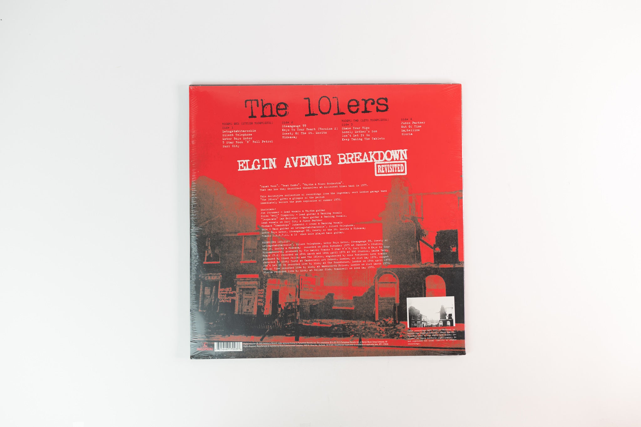 The 101ers Featuring Joe Strummer ‎– Elgin Avenue Breakdown Revisited on Andalucia Records / Parlophone - Sealed RSD Red Vinyl