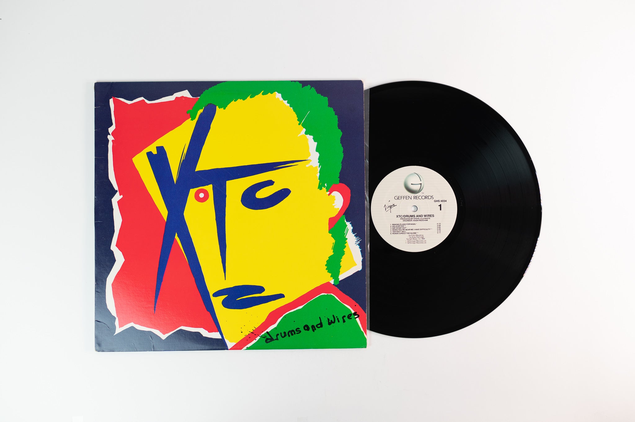 XTC - Drums And Wires on Geffen Records