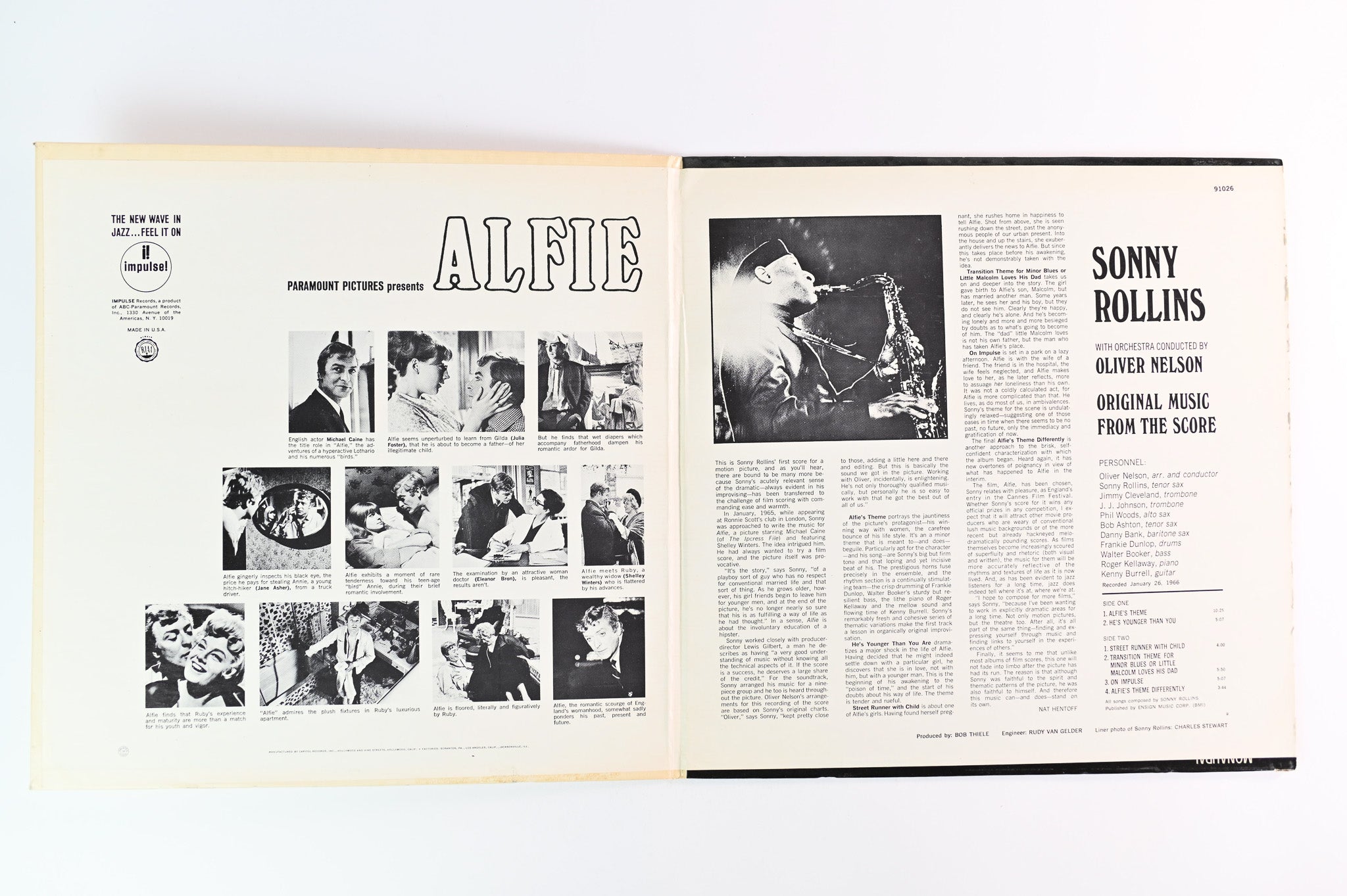 Sonny Rollins - Original Music From The Score "Alfie" on Impulse Stereo