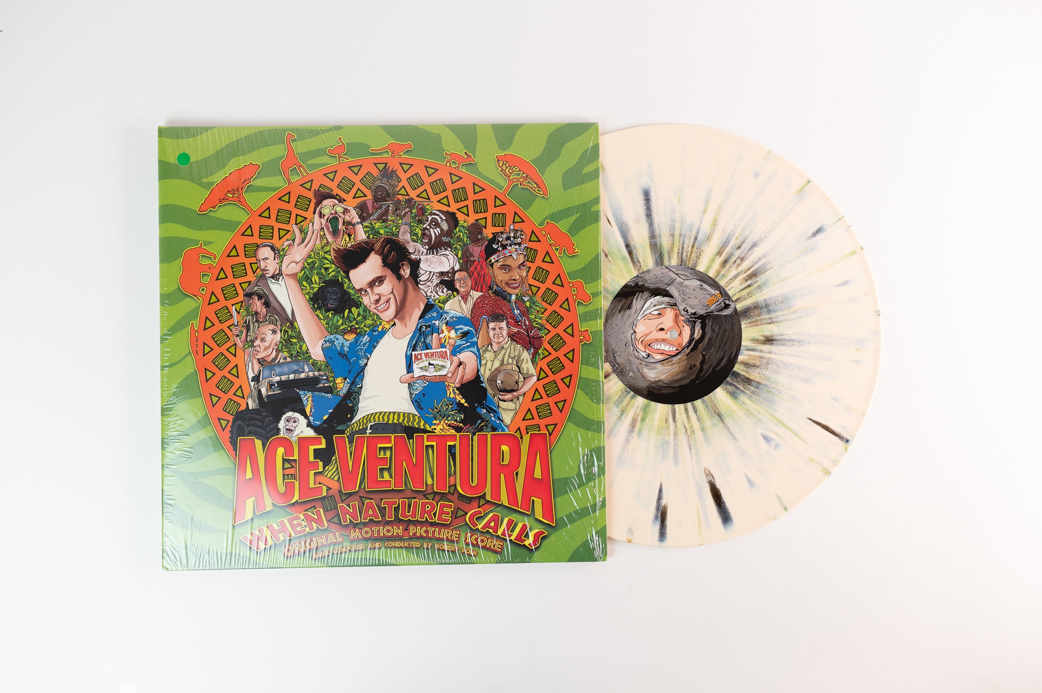 Robert Folk - Ace Ventura: When Nature Calls (Original Motion Picture Score) on Enjoy The Ride Records - "Camo Monster Truck" Colored Vinyl