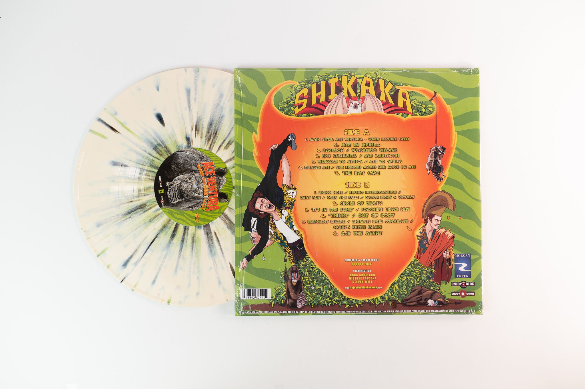 Robert Folk - Ace Ventura: When Nature Calls (Original Motion Picture Score) on Enjoy The Ride Records - "Camo Monster Truck" Colored Vinyl