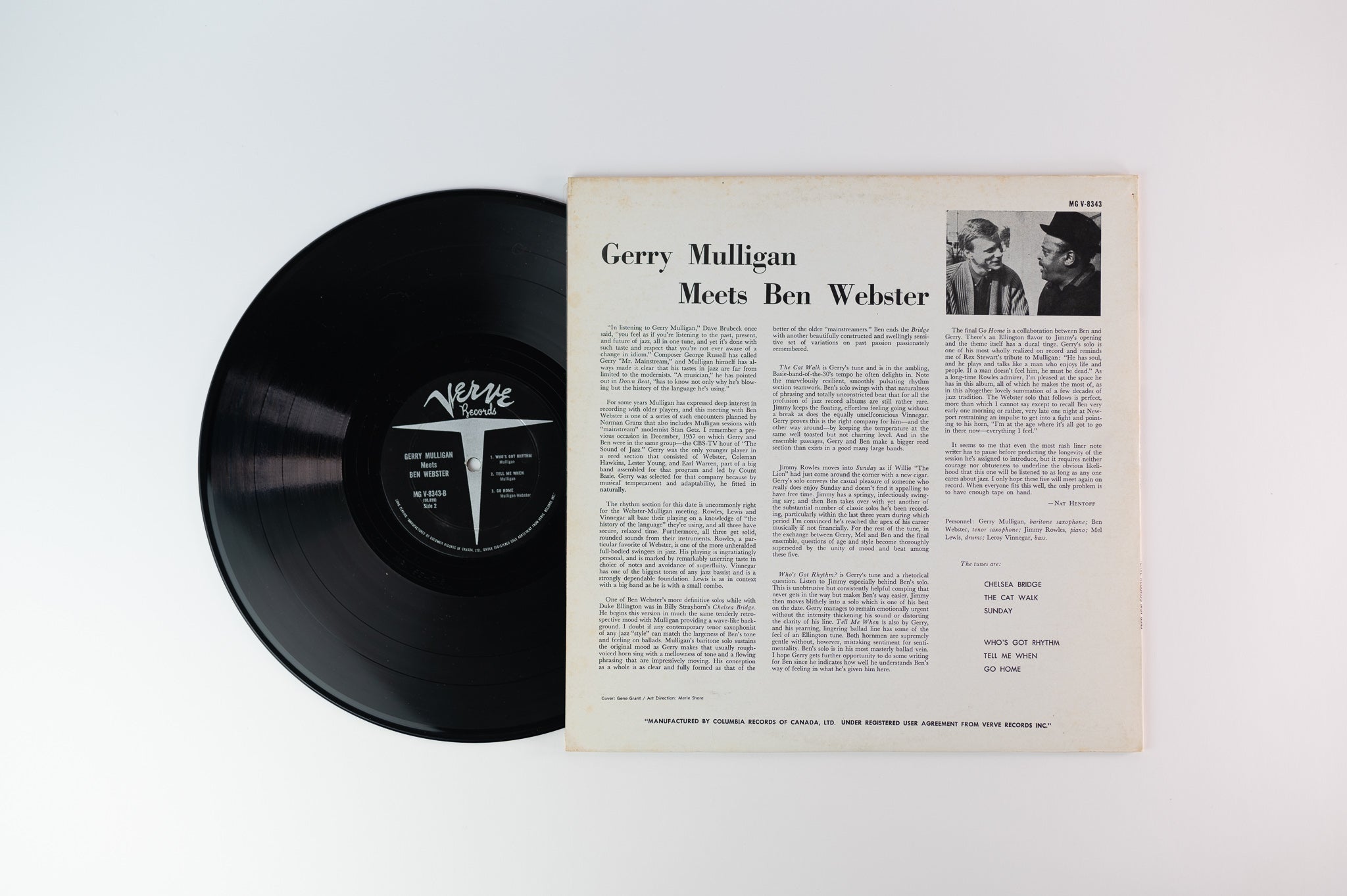 Gerry Mulligan - Gerry Mulligan Meets Ben Webster Mono Deep Groove