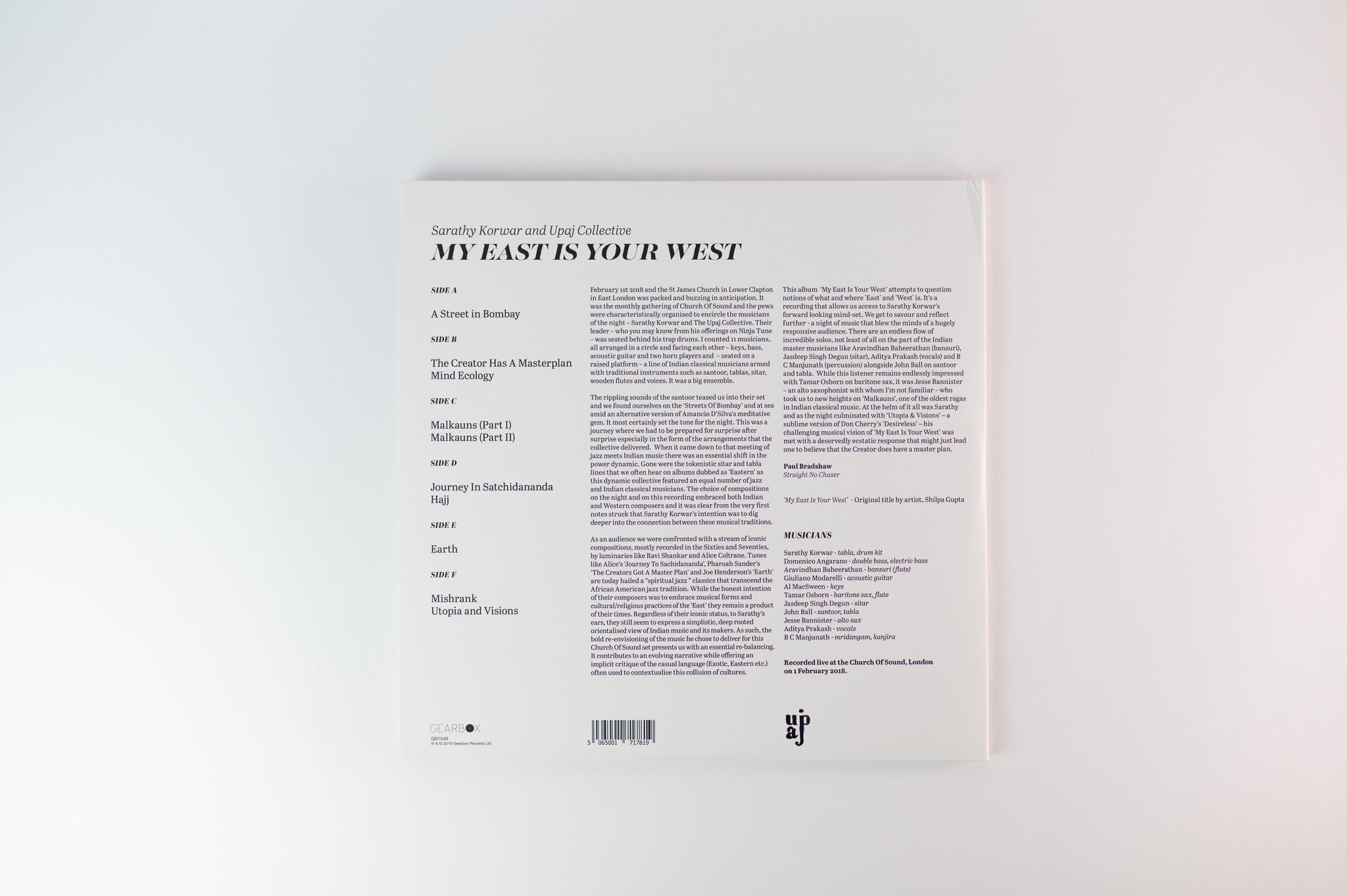 Sarathy Korwar - My East Is Your West on Gearbox
