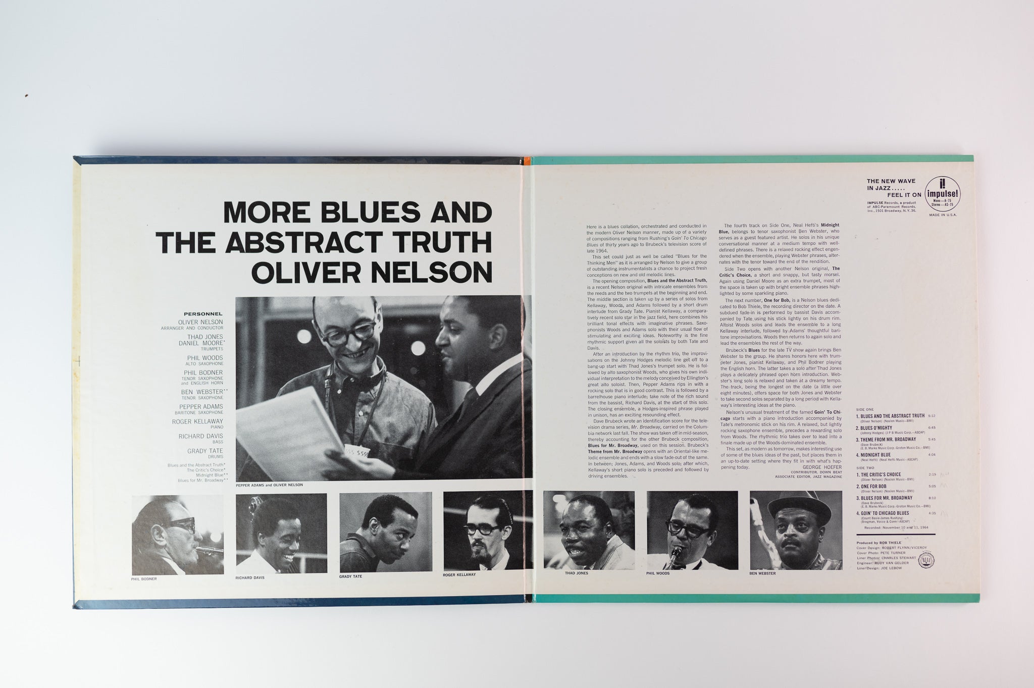 Oliver Nelson - More Blues And The Abstract Truth on Impulse Mono Promo