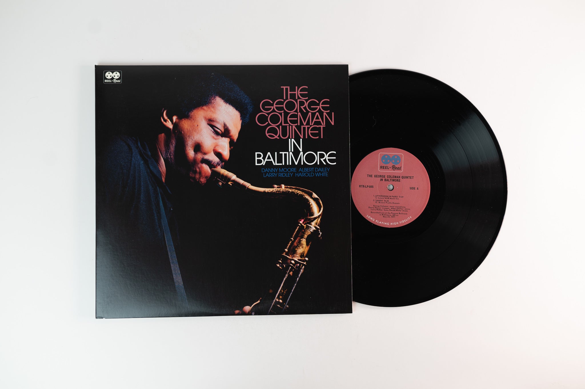 George Coleman - The George Coleman Quintet In Baltimore on Reel to Real Ltd Numbered 180 Gram