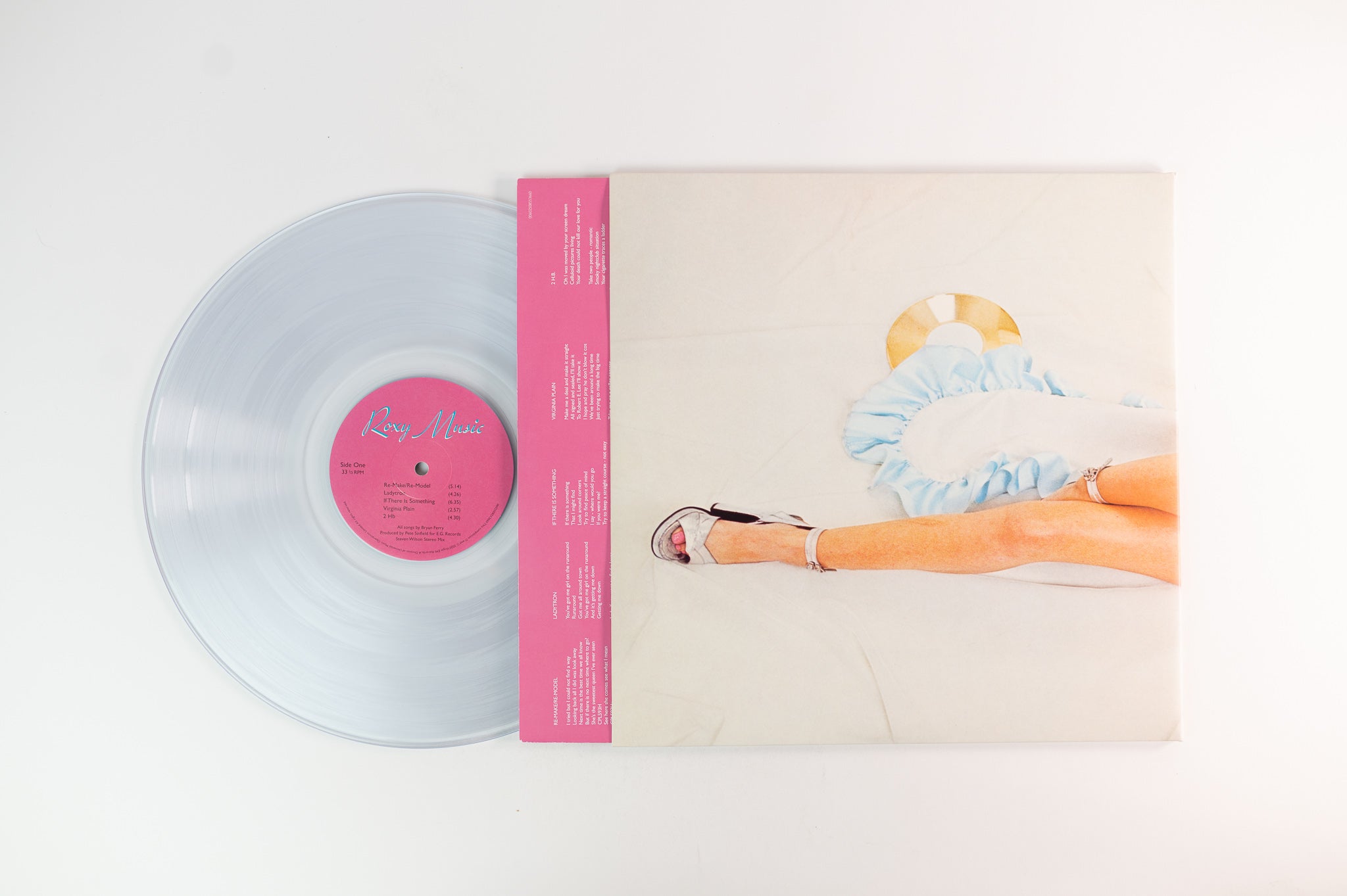 Roxy Music - Roxy Music on Virgin EMI Clear Vinyl Reissue