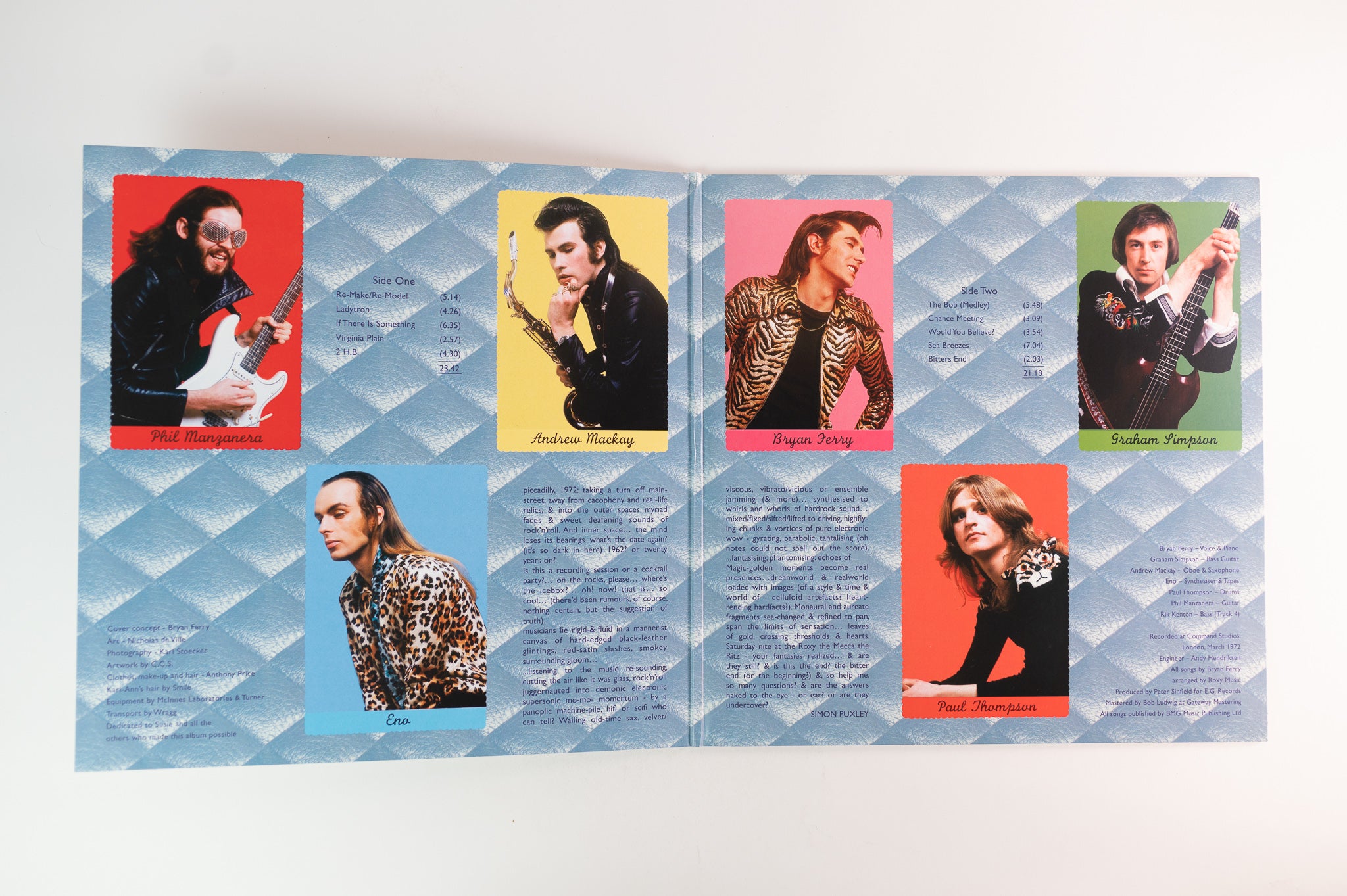 Roxy Music - Roxy Music on Virgin EMI Clear Vinyl Reissue