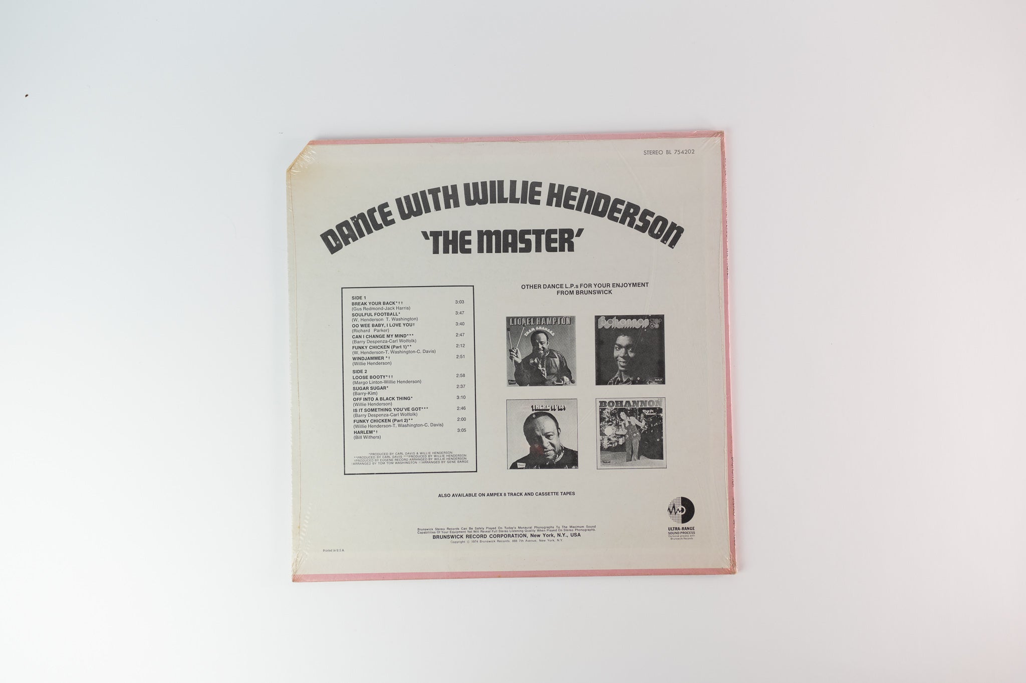 Willie Henderson - Dance With Willie Henderson "The Master" on Brunswick Sealed