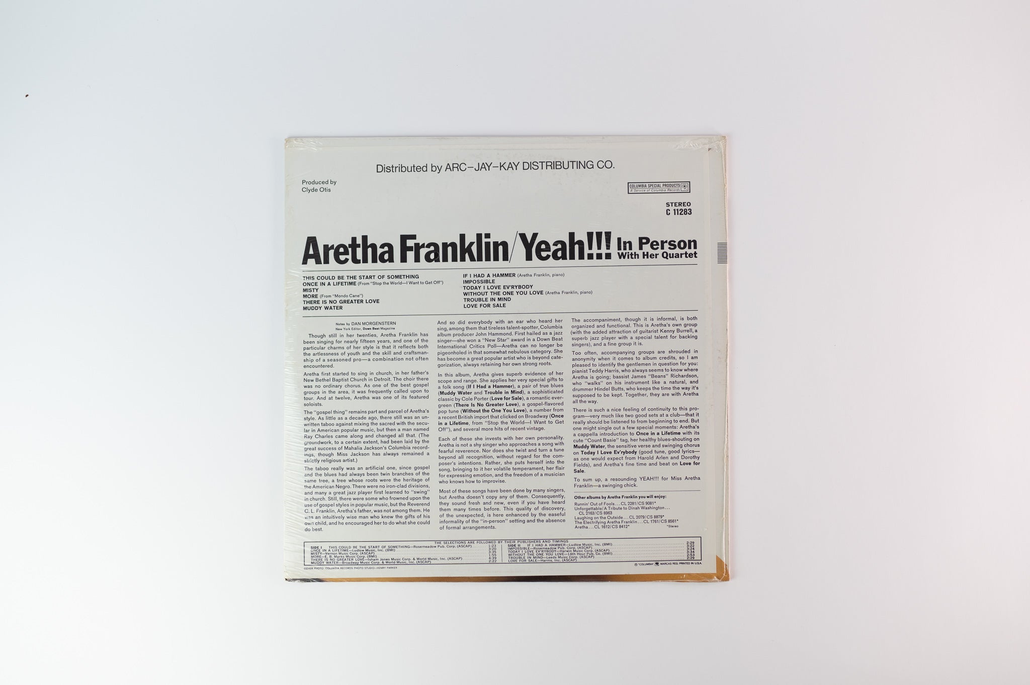 Aretha Franklin - Yeah!!! on Columbia Special Products Sealed