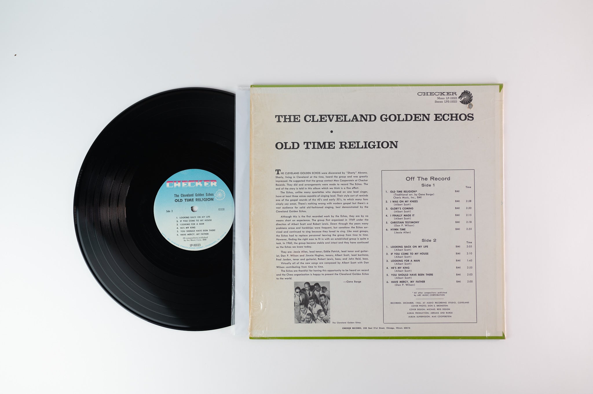 Cleveland Golden Echos - Old Time Religion on Checker Mono