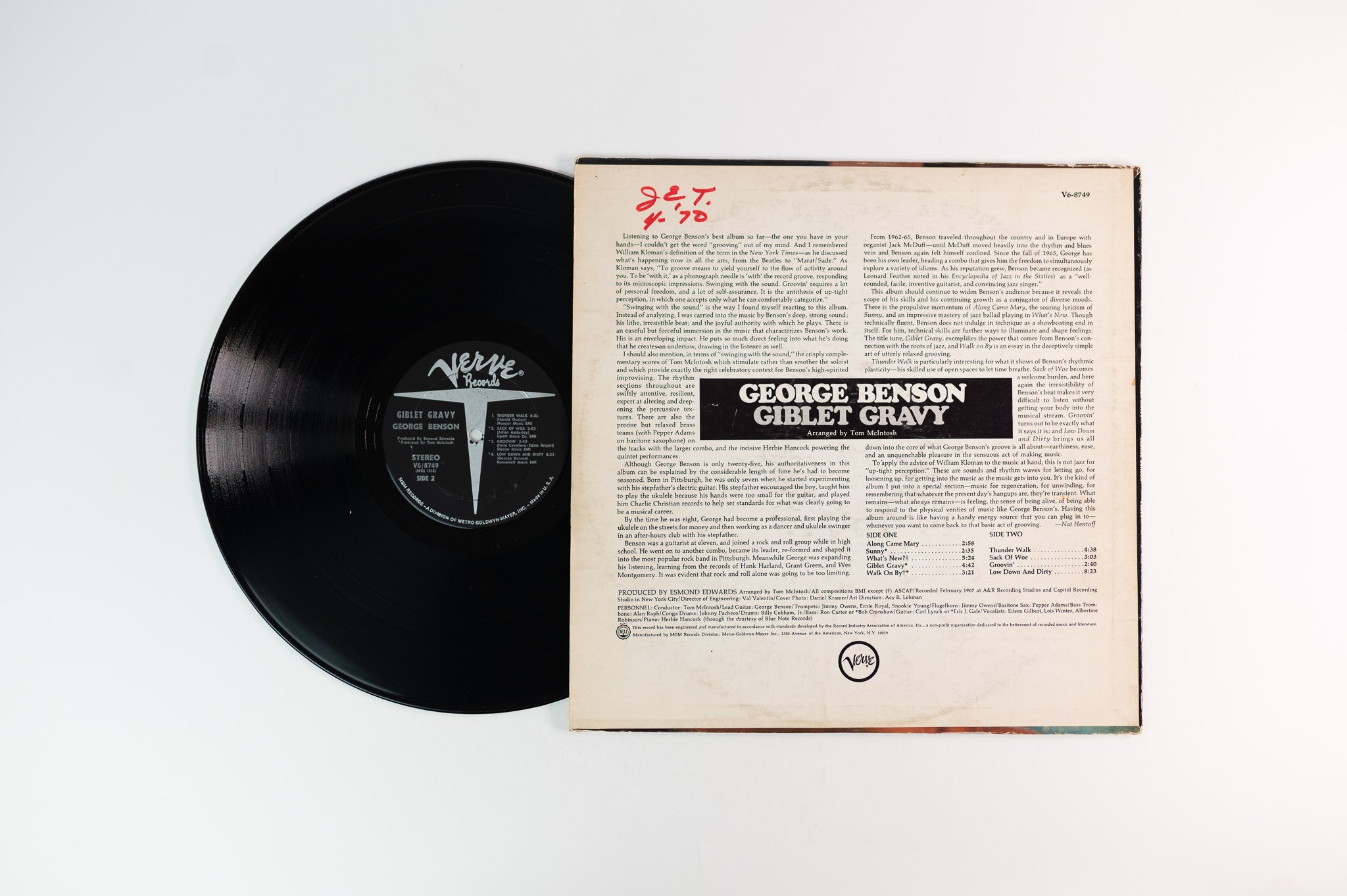 LP e Benson Giblet Gravy(180g) 700212 Verve Records, Eleme 未開封 /00260 gibletgravy-limitededition-.jpg