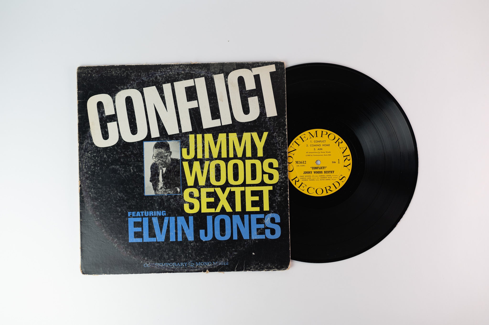 Jimmy Woods Sextet Featuring Elvin Jones - Conflict on Contemporary Mono Deep Groove