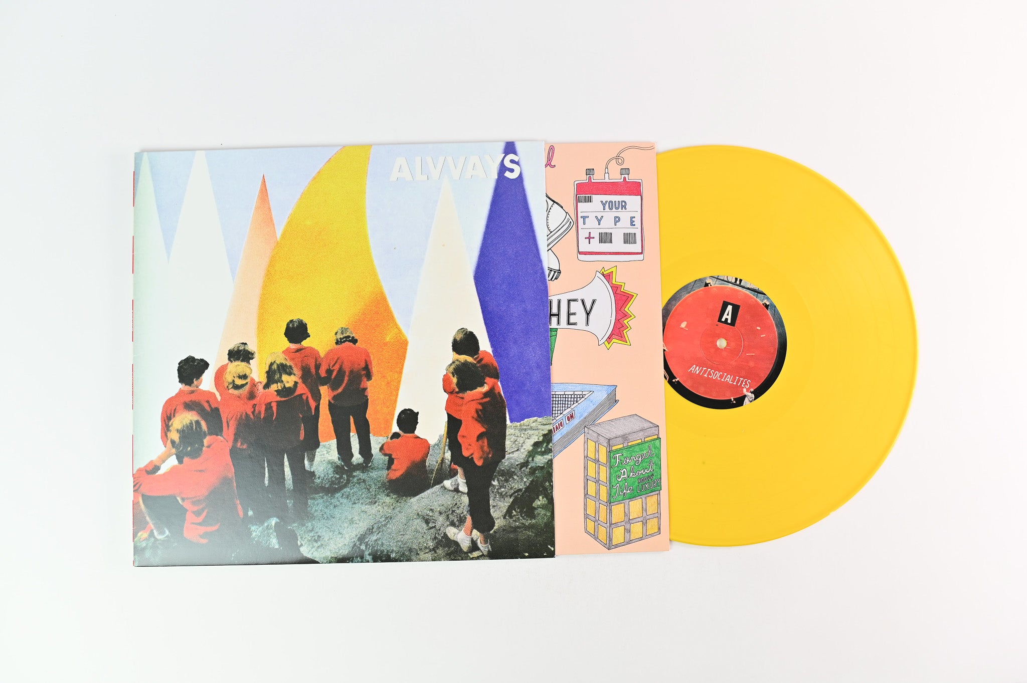 Alvvays - Antisocialites on Polyvinyl Yellow Vinyl Reissue