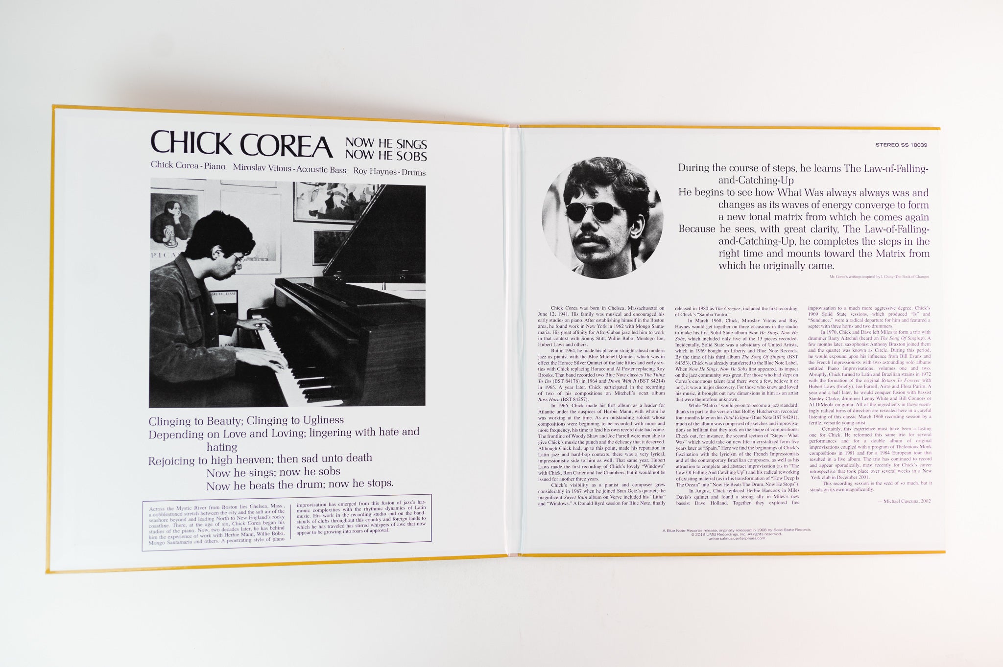Chick Corea - Now He Sings, Now He Sobs on Solid State / Blue Note Tone Poet Series Reissue