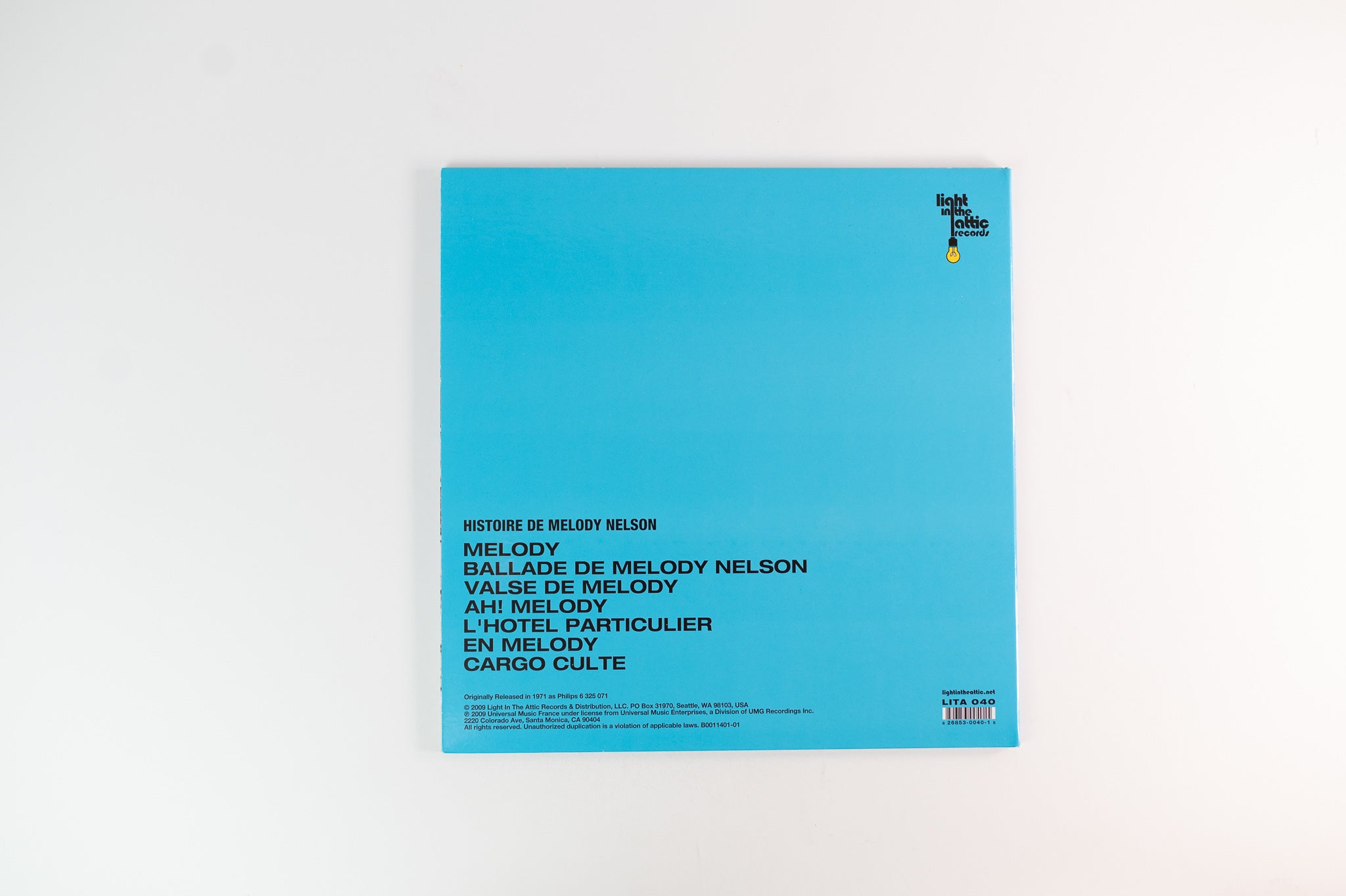 Serge Gainsbourg - Histoire De Melody Nelson on Light in The Attic 180 Gram Reissue