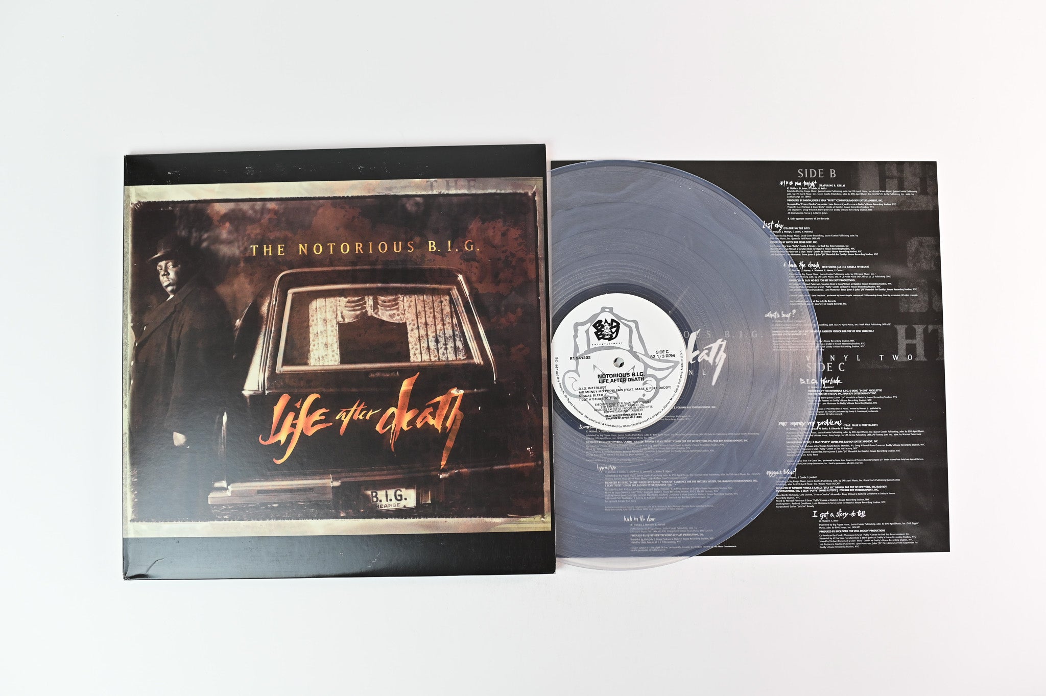 Notorious B.I.G. - Life After Death on Bad Boy Limited Numbered Clear