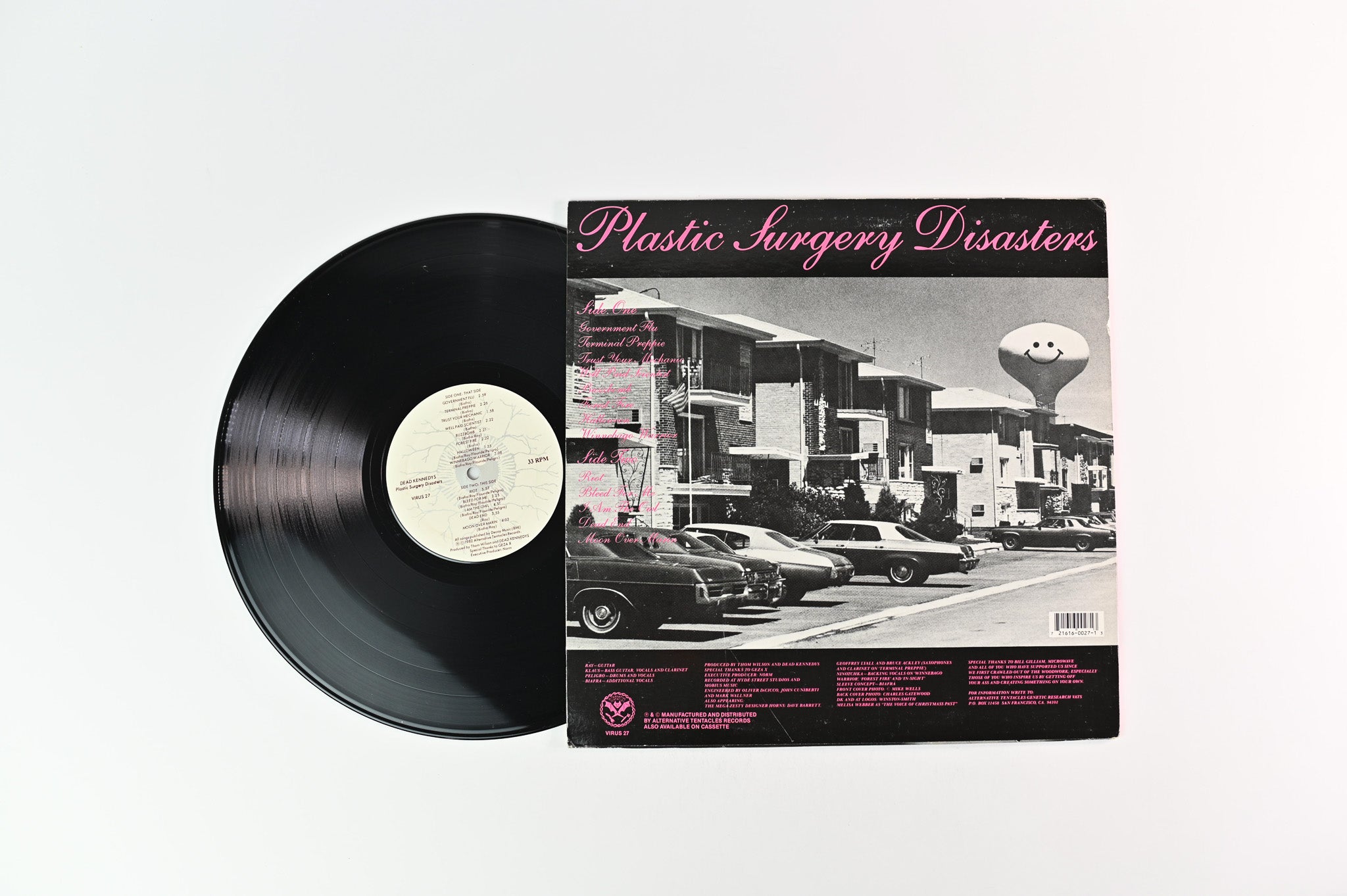 Dead Kennedys - Plastic Surgery Disasters on Alternative Tentacles Rei