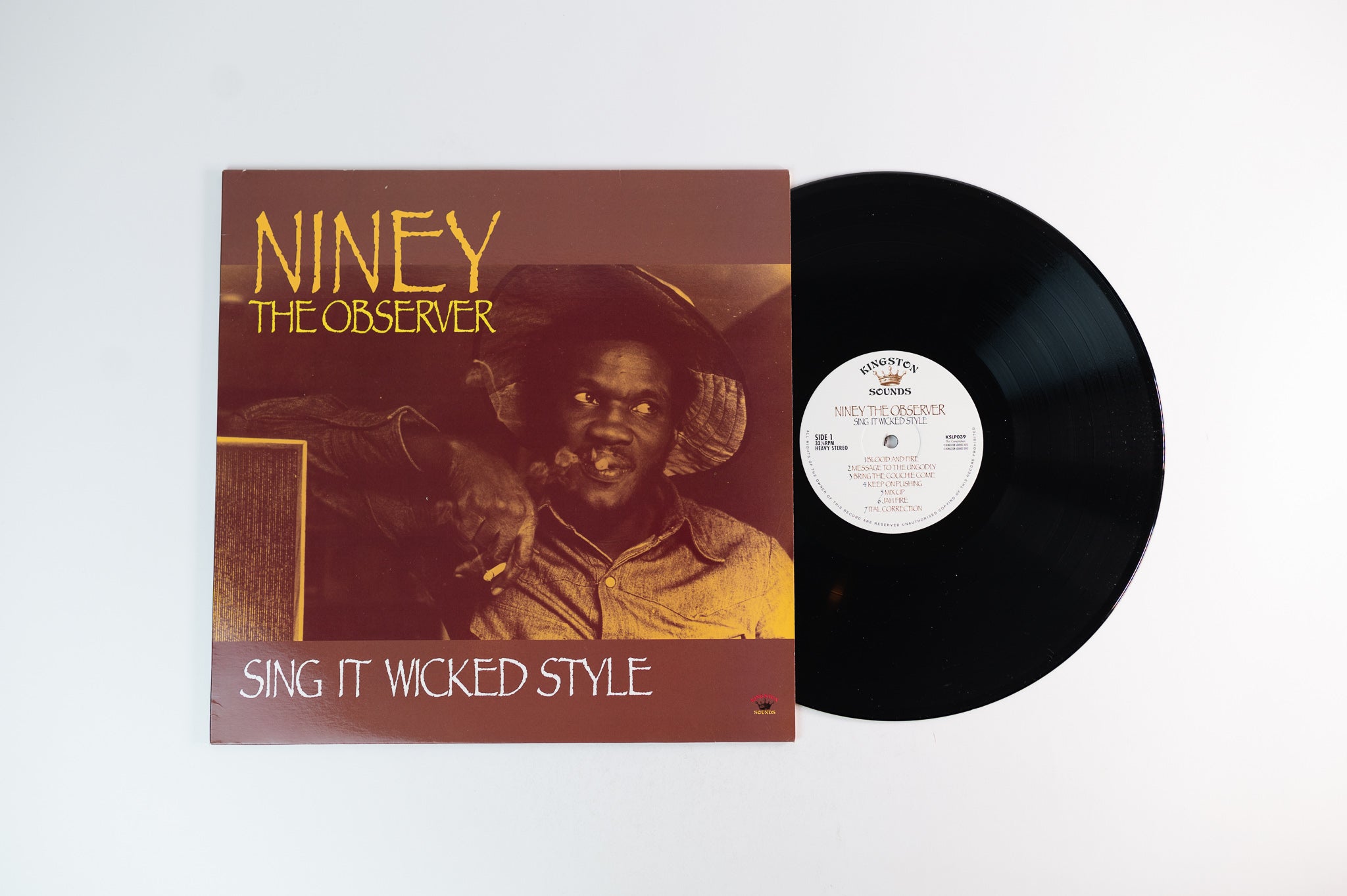Niney The Observer - Sing It Wicked Style on Kingston Sounds
