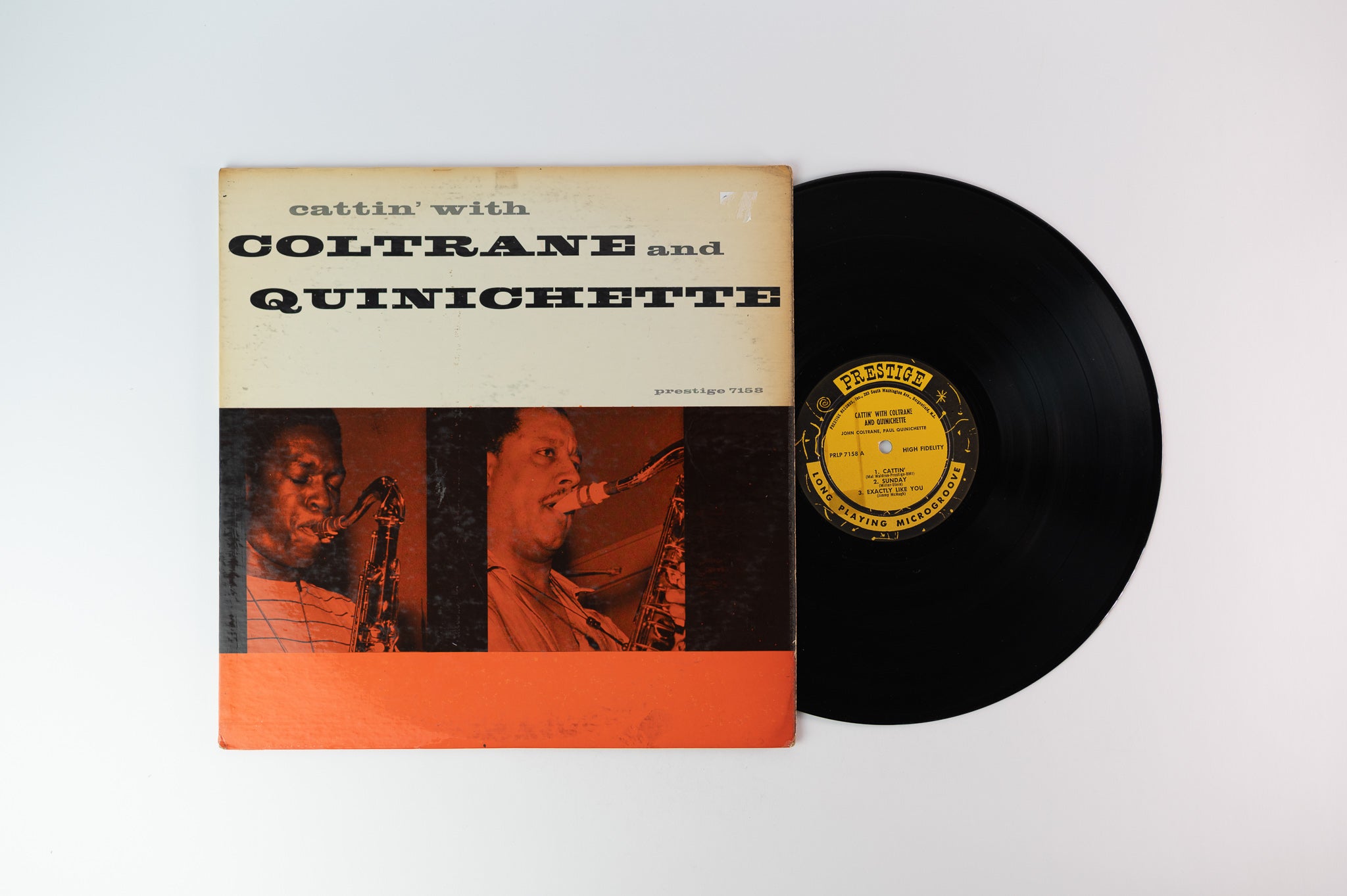 John Coltrane - Cattin' With Coltrane And Quinichette on Prestige Mono Deep Groove