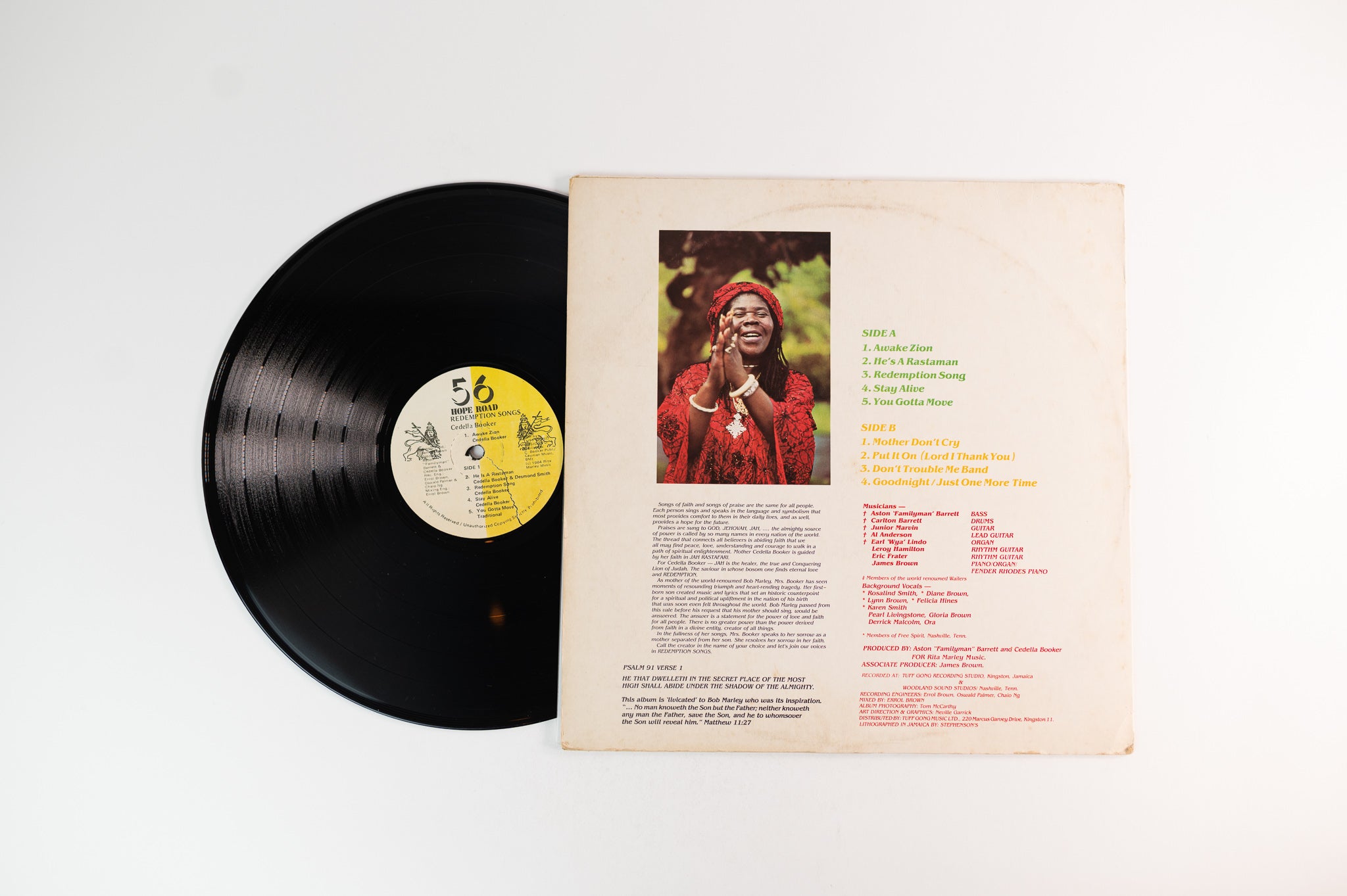 レゲエレコード CEDELLA BOOKER REDEMPTION SONGS-www.pradafarma.com