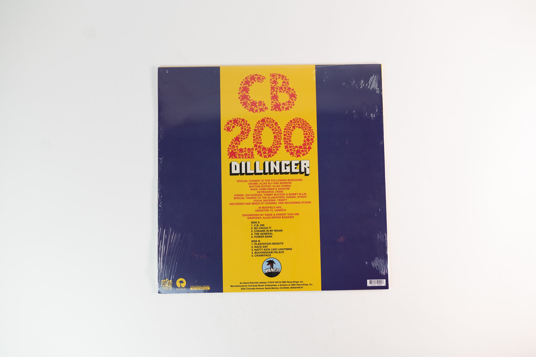 Dillinger - CB 200 on Mango Island RSD 2019 Reissue Sealed
