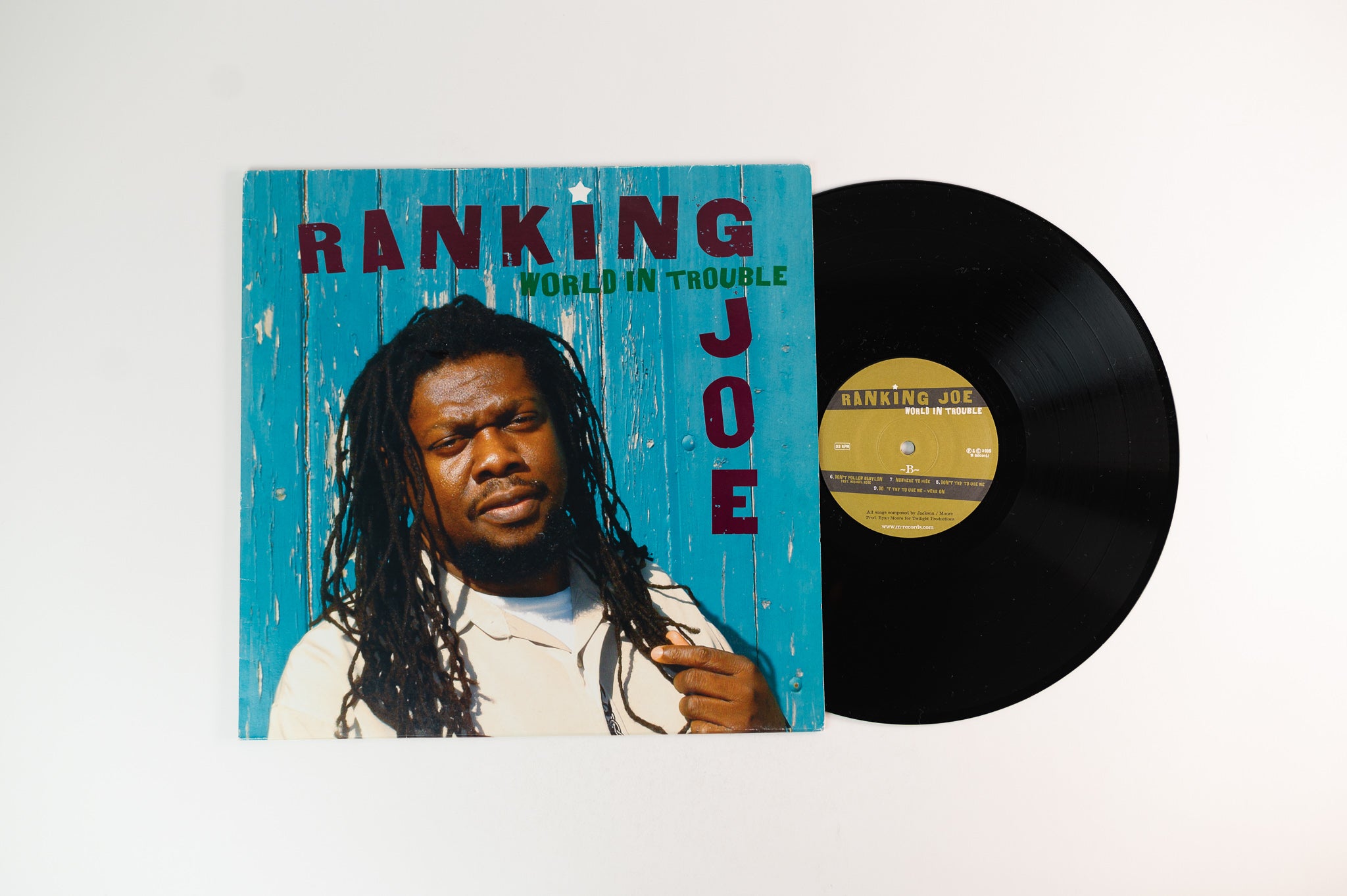 Ranking Joe - World In Trouble on M Records