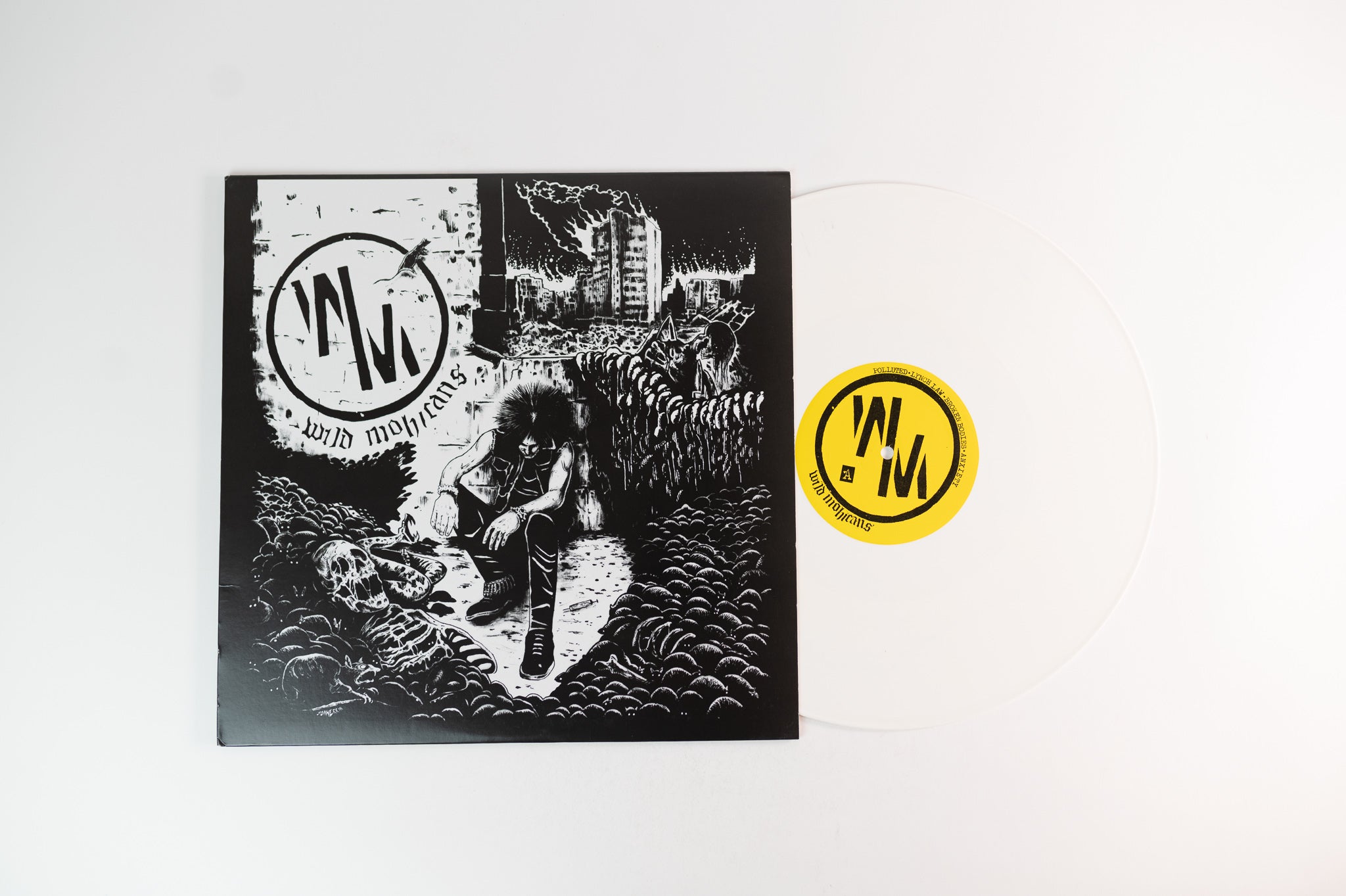 Wild Mohicans - Get Me Out Of This Hell on Black Water Ltd White Vinyl