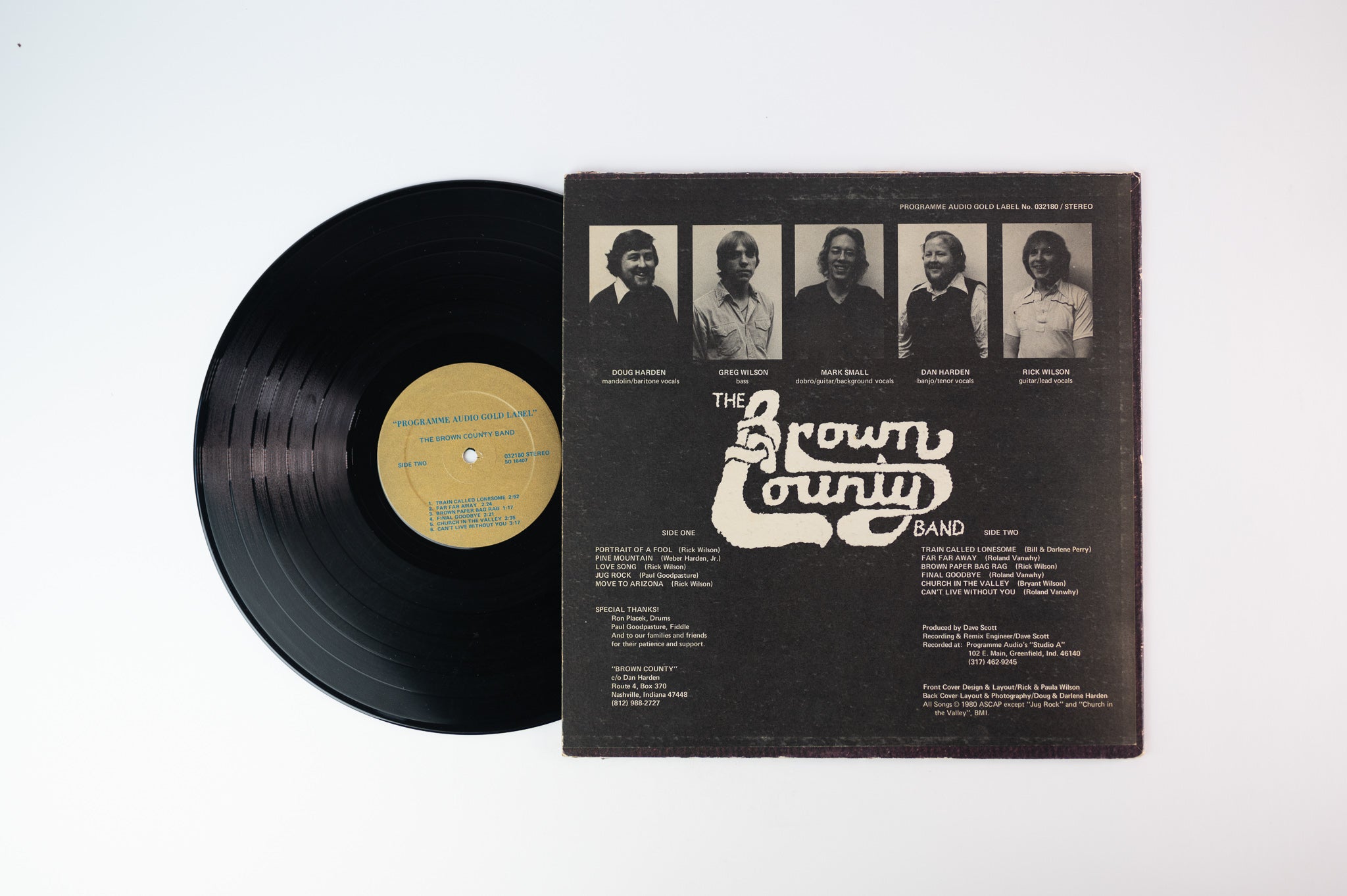 The Brown County Band - S/T Self-Titled on Programme Audio Gold - Acid Archives