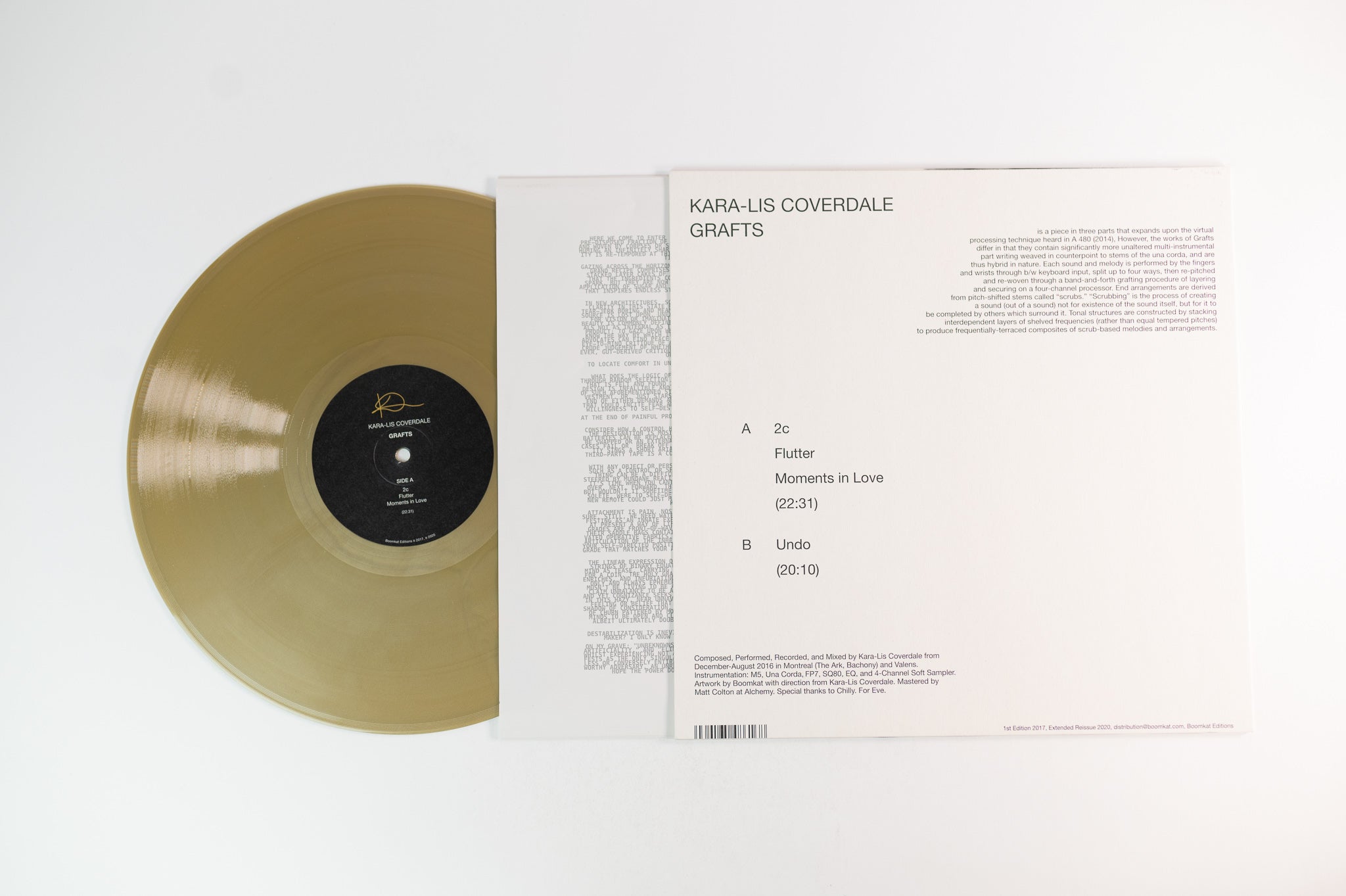 Kara-Lis Coverdale - Grafts on BoomKats Extended Edition Gold Vinyl Reissue