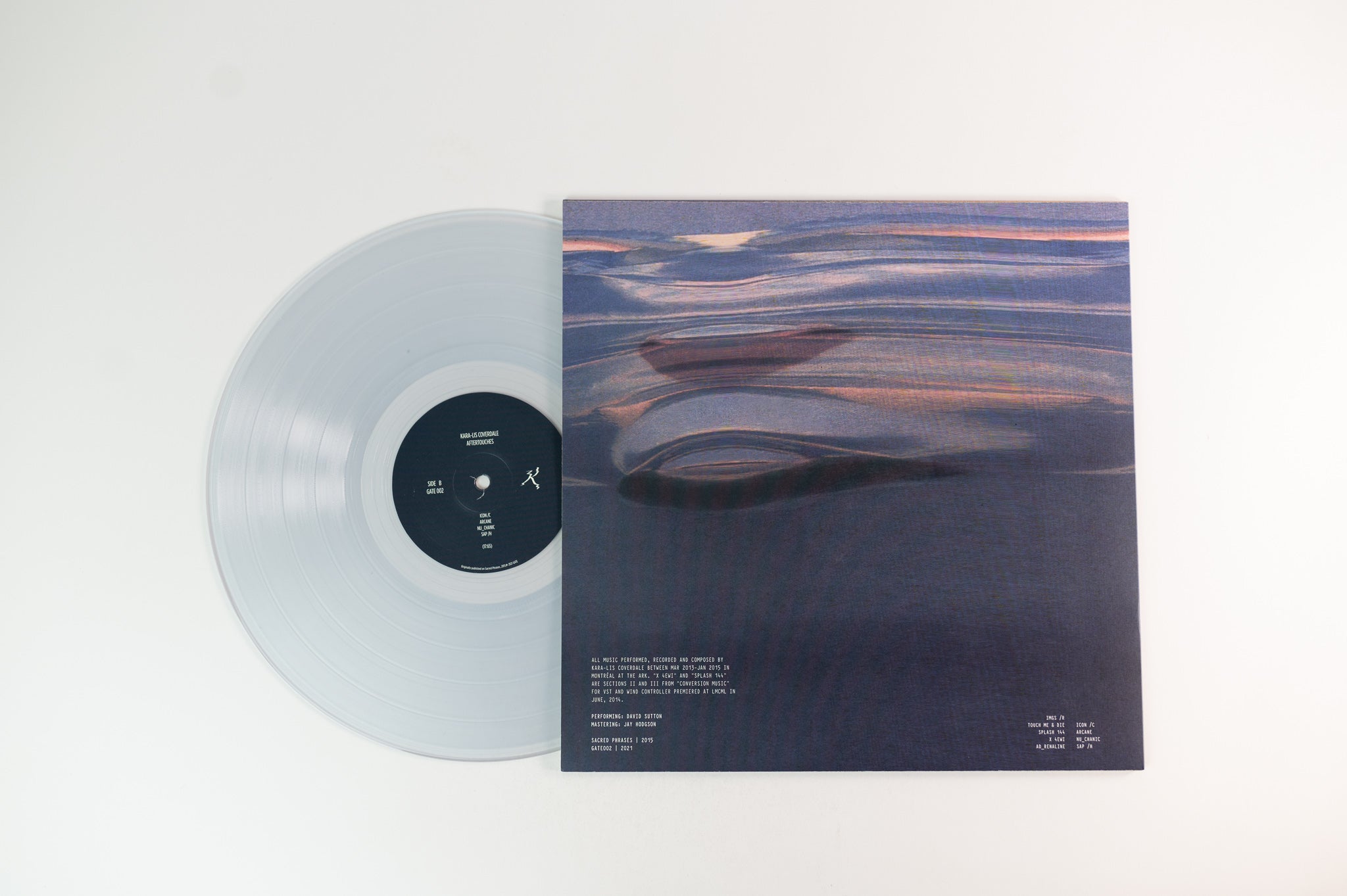 Kara-Lis Coverdale - Aftertouches on Gate Ltd Clear Vinyl Reissue