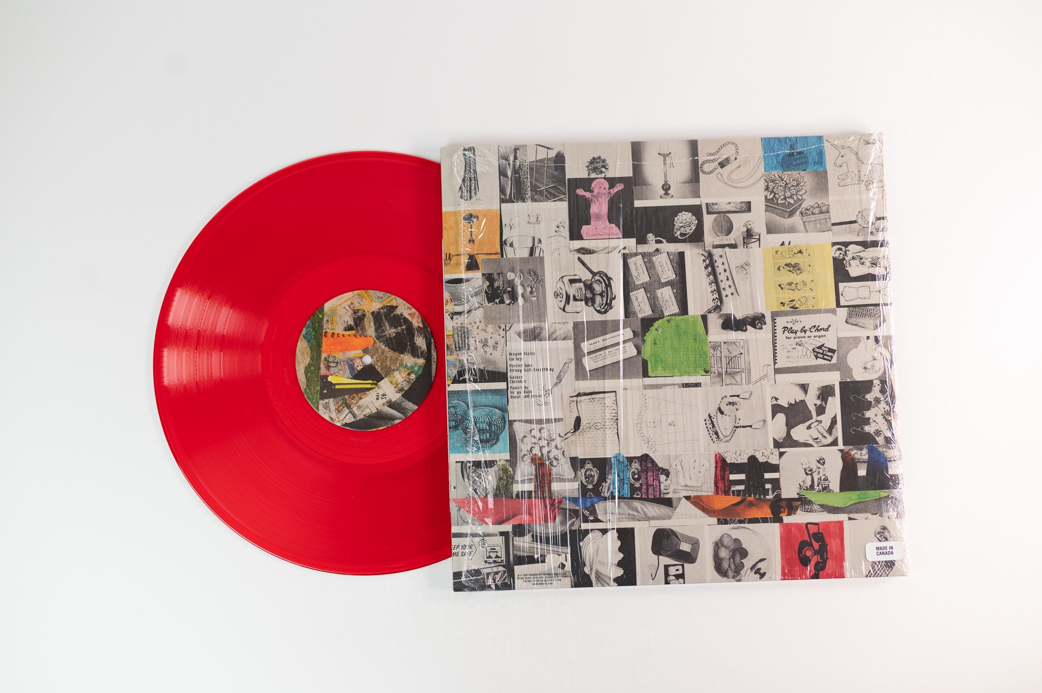 Animal Collective - Time Skiffs on Domino Ltd Red Translucent Ruby