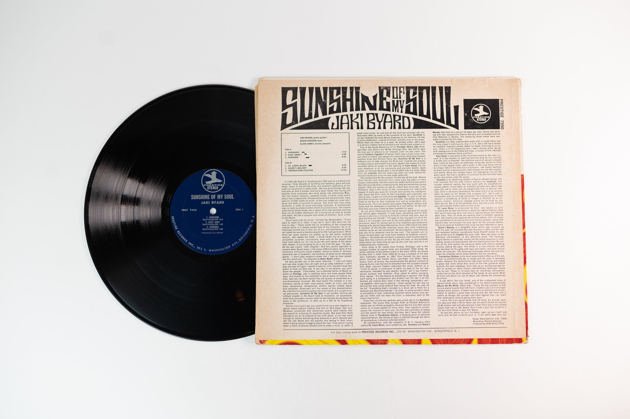Jaki Byard Trio - Sunshine Of My Soul on Prestige