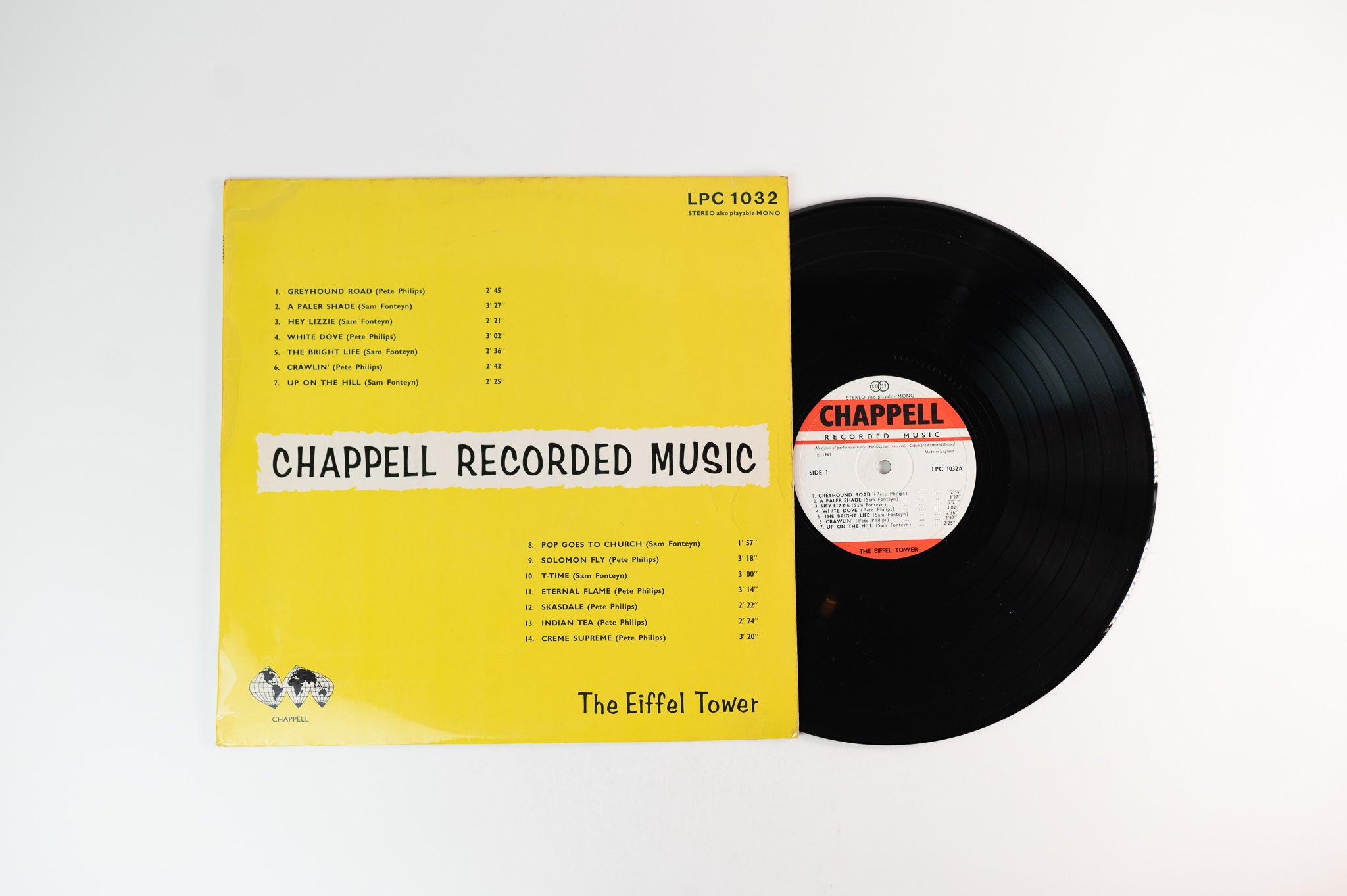 Various Artitsts - The Eiffel Tower on Chappell Recorded Music Library LP