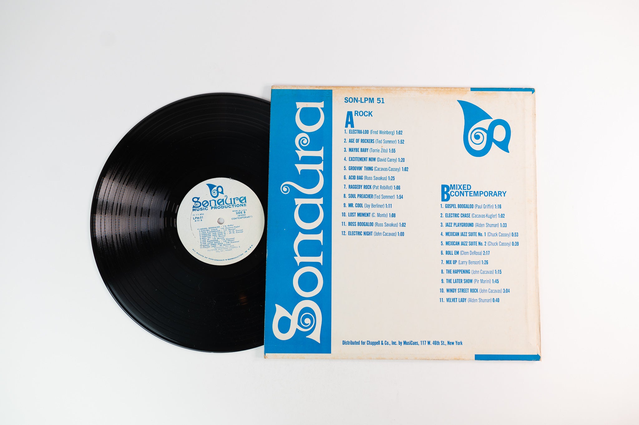 Various - Rock / Mixed Contemporary on Sonaura Library LP