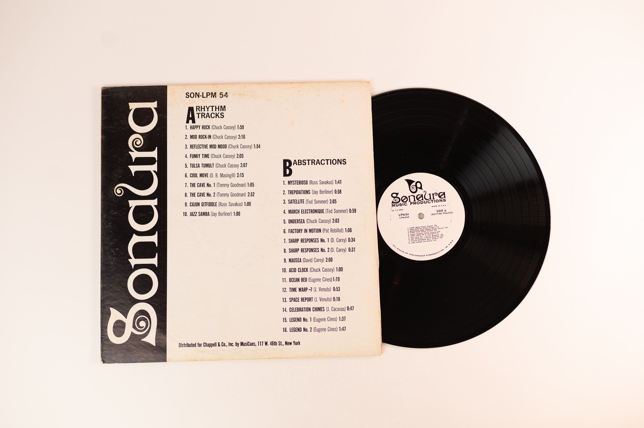 Various - Rhythm Tracks / Abstractions on Sonaura Library LP
