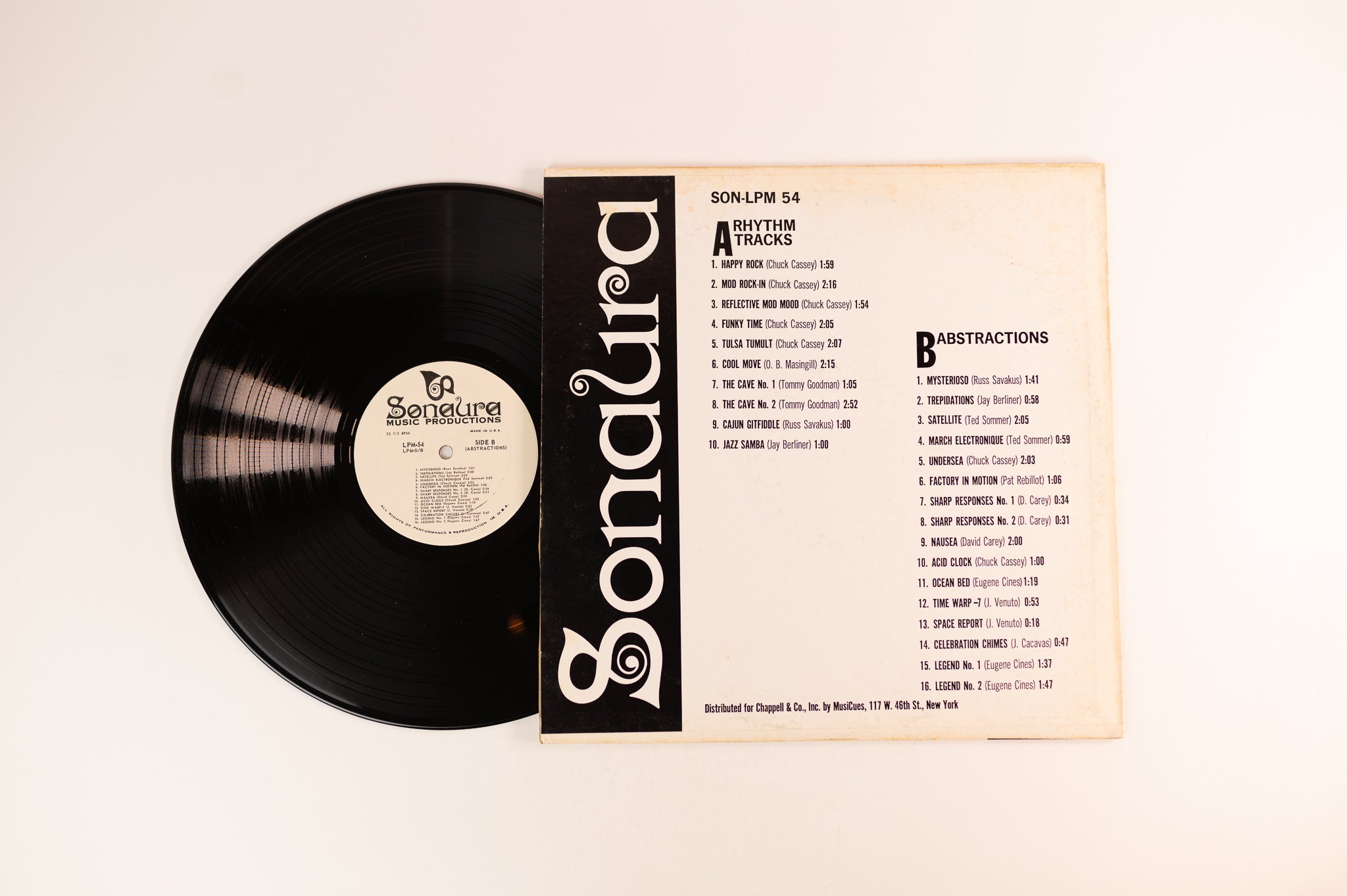Various - Rhythm Tracks / Abstractions on Sonaura Library LP