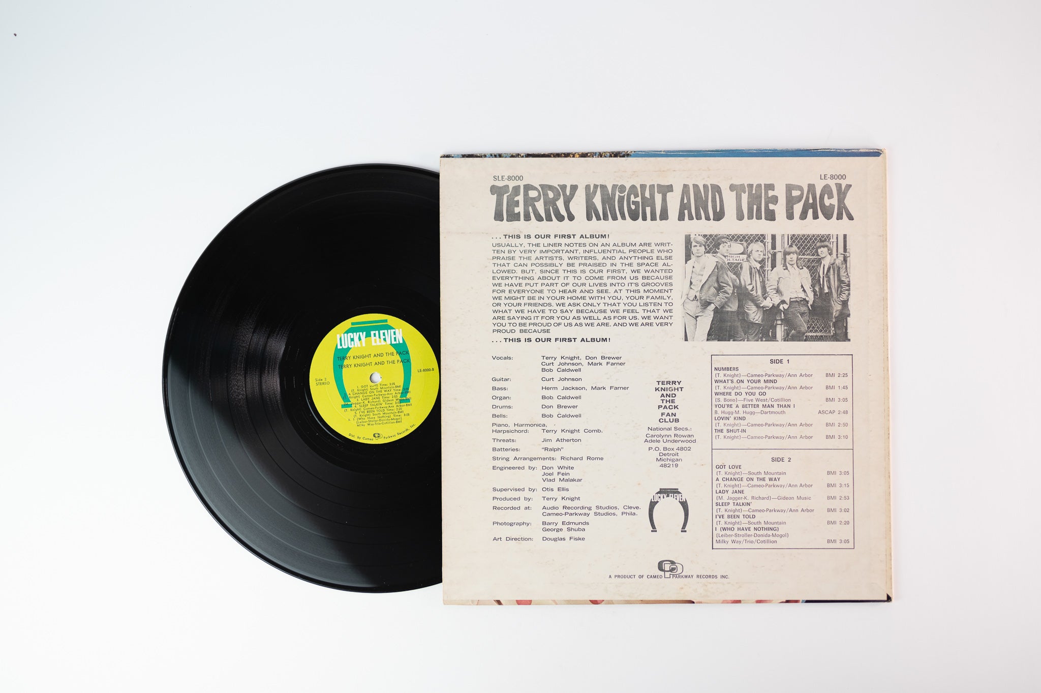Terry Knight & The Pack - S/T Self-Titled on Lucky Eleven - Stereo