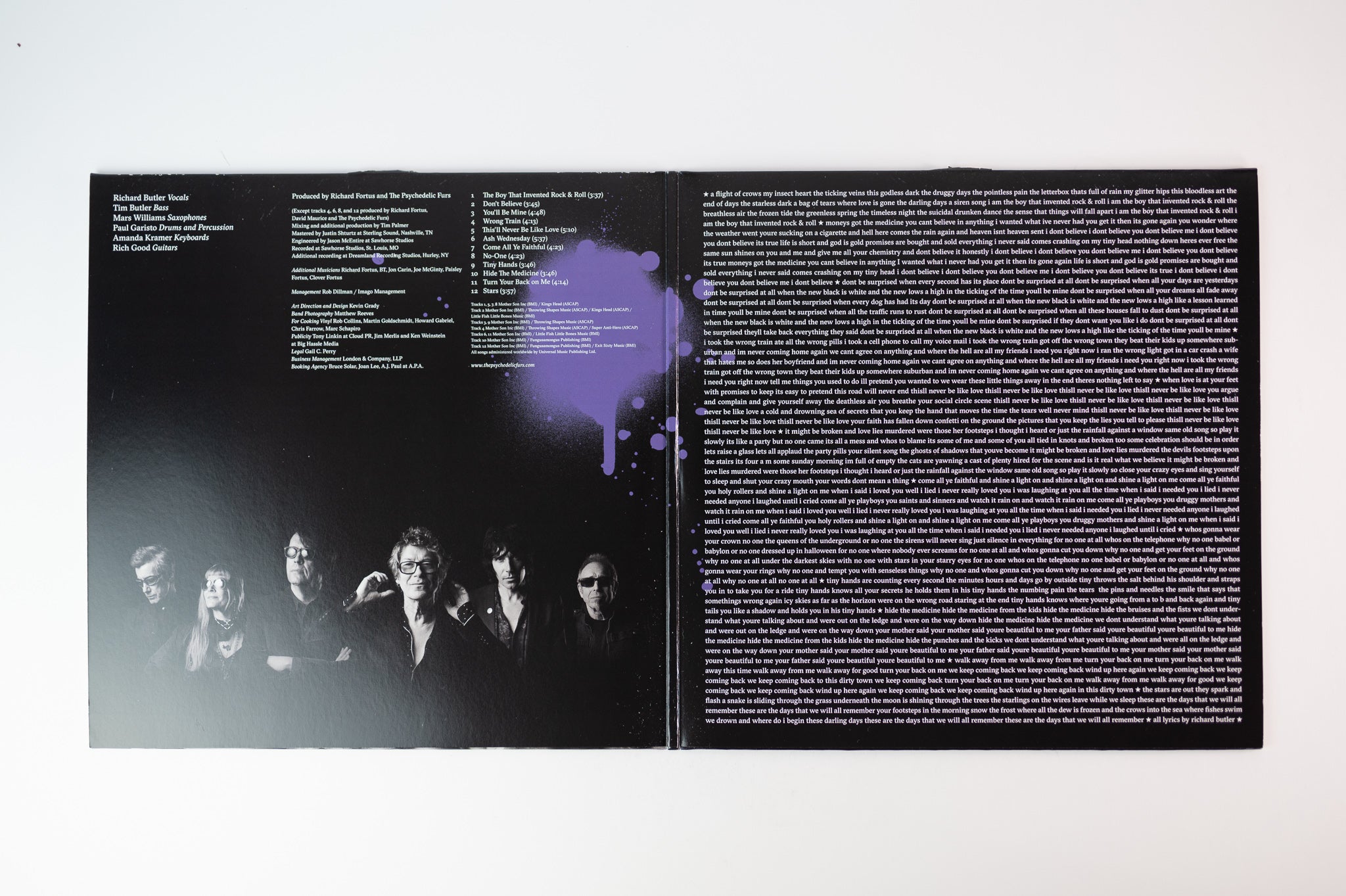 The Psychedelic Furs - Made Of Rain on Cooking Vinyl - Purple Vinyl