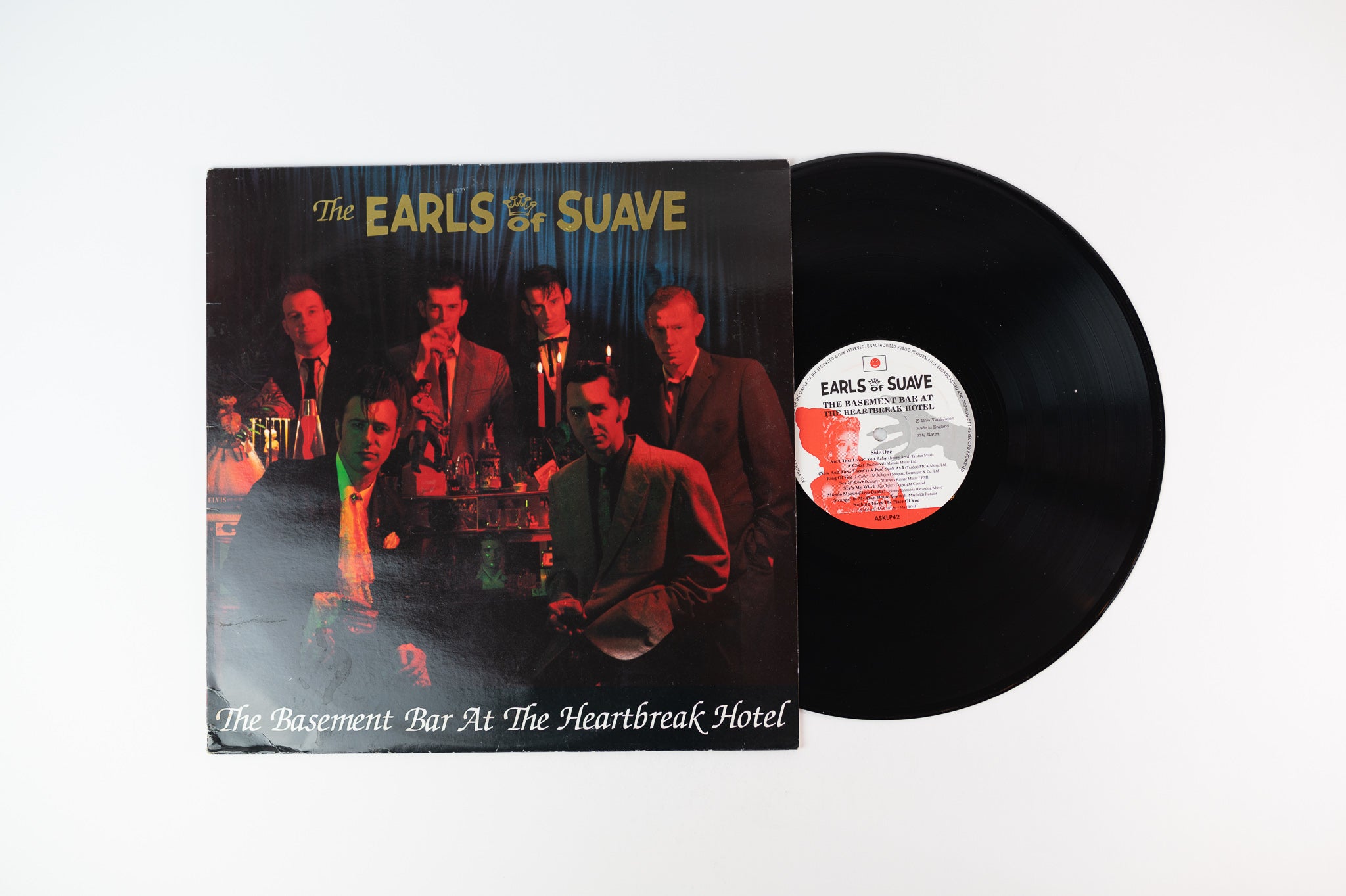 The Earls Of Suave - The Basement Bar At The Heartbreak Hotel on Vinyl Japan UK Press