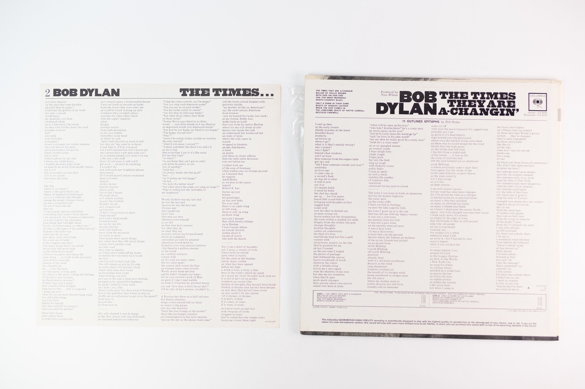 Bob Dylan - The Times They Are A-Changin' - Sealed