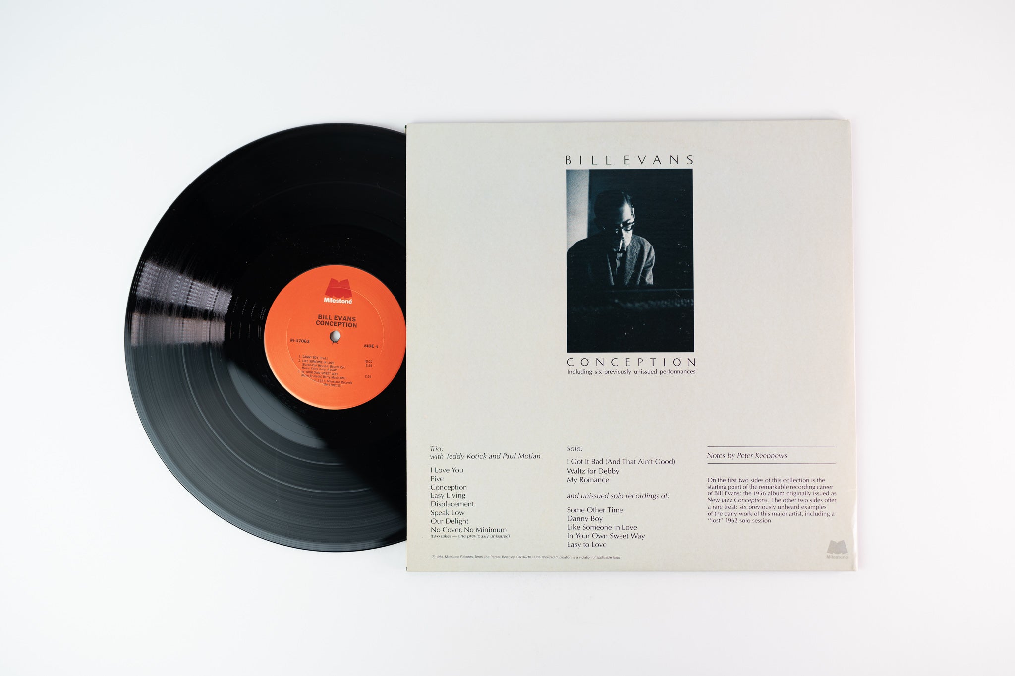 Bill Evans - Conception on Milestone