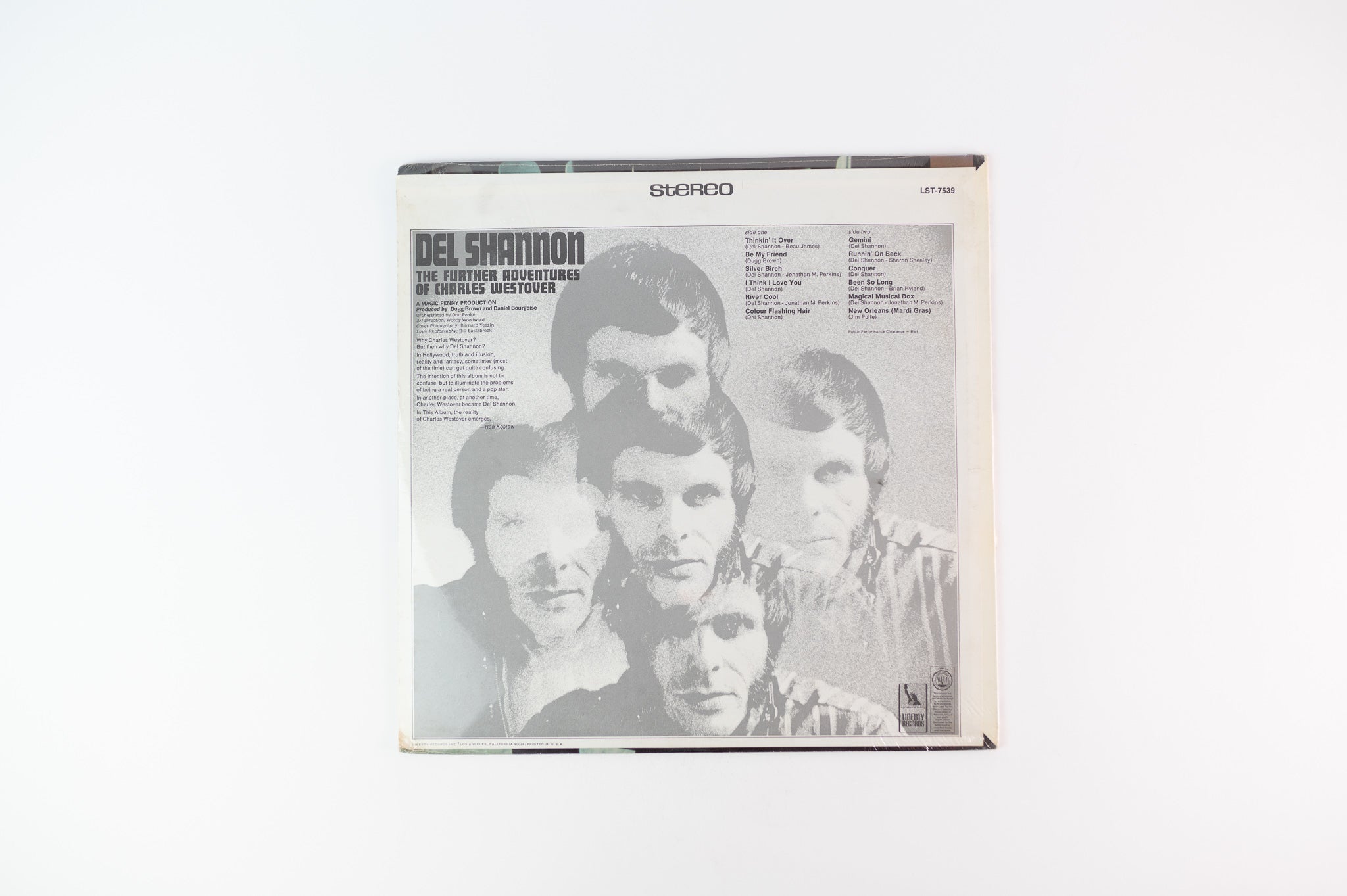 Del Shannon - The Further Adventures Of Charles Westover on Liberty Stereo Sealed